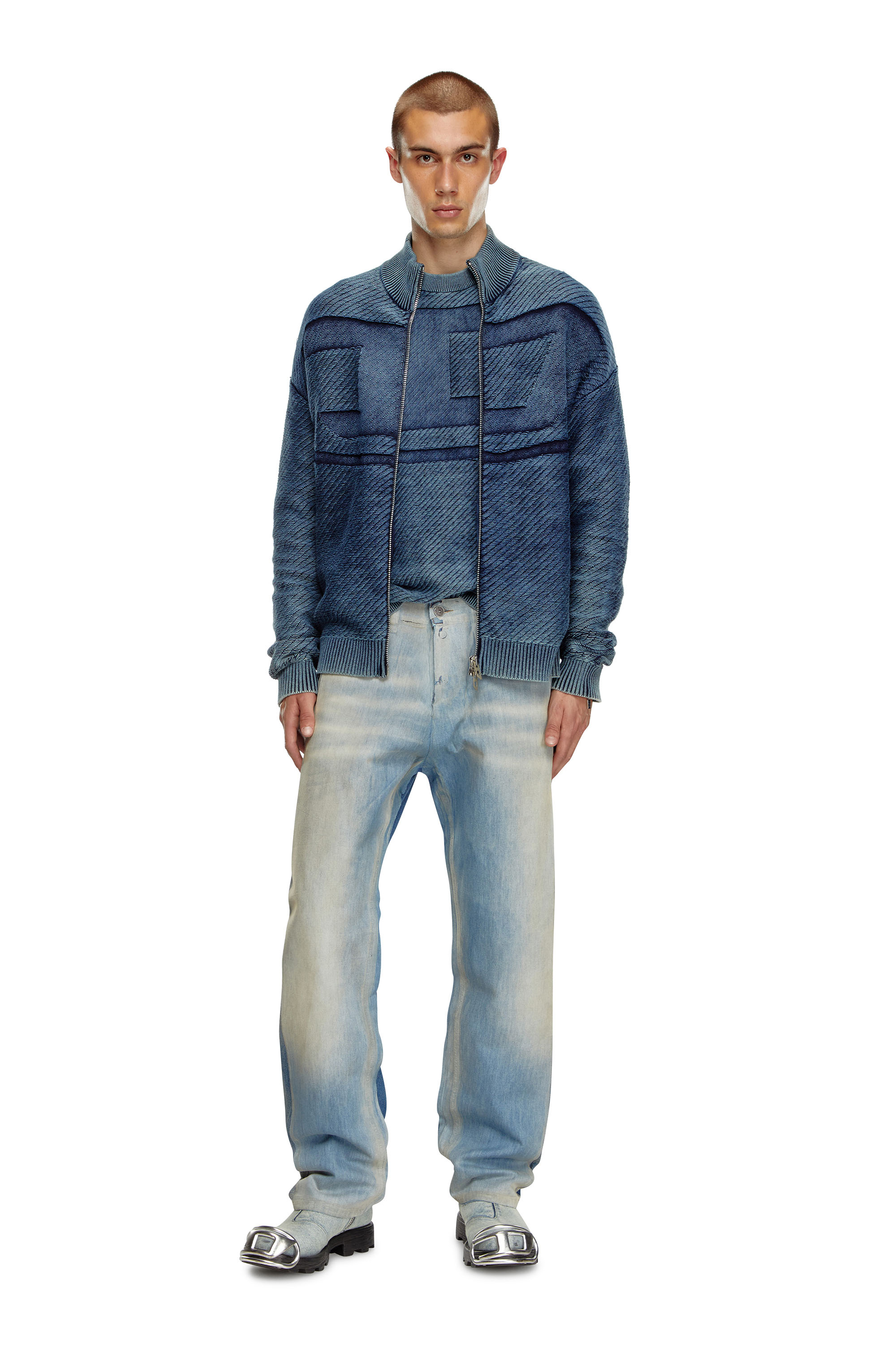 Diesel - Homme Straight Jeans 2010 D-Macs 09K22, Bleu moyen - Image 2