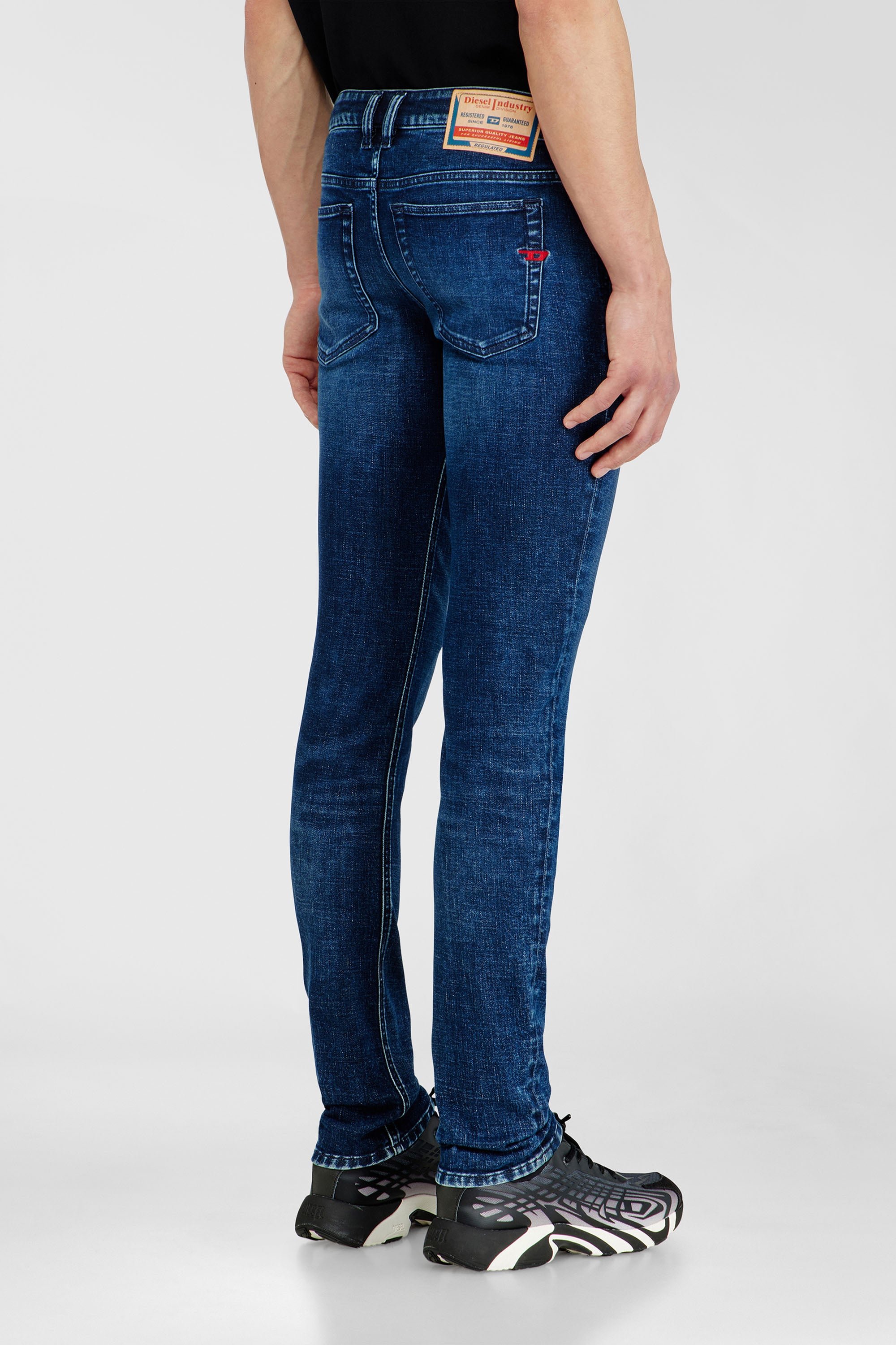 Diesel - Skinny Jeans 1979 Sleenker 0KBBD Homme, Bleu Fonc&eacute; - Image 5