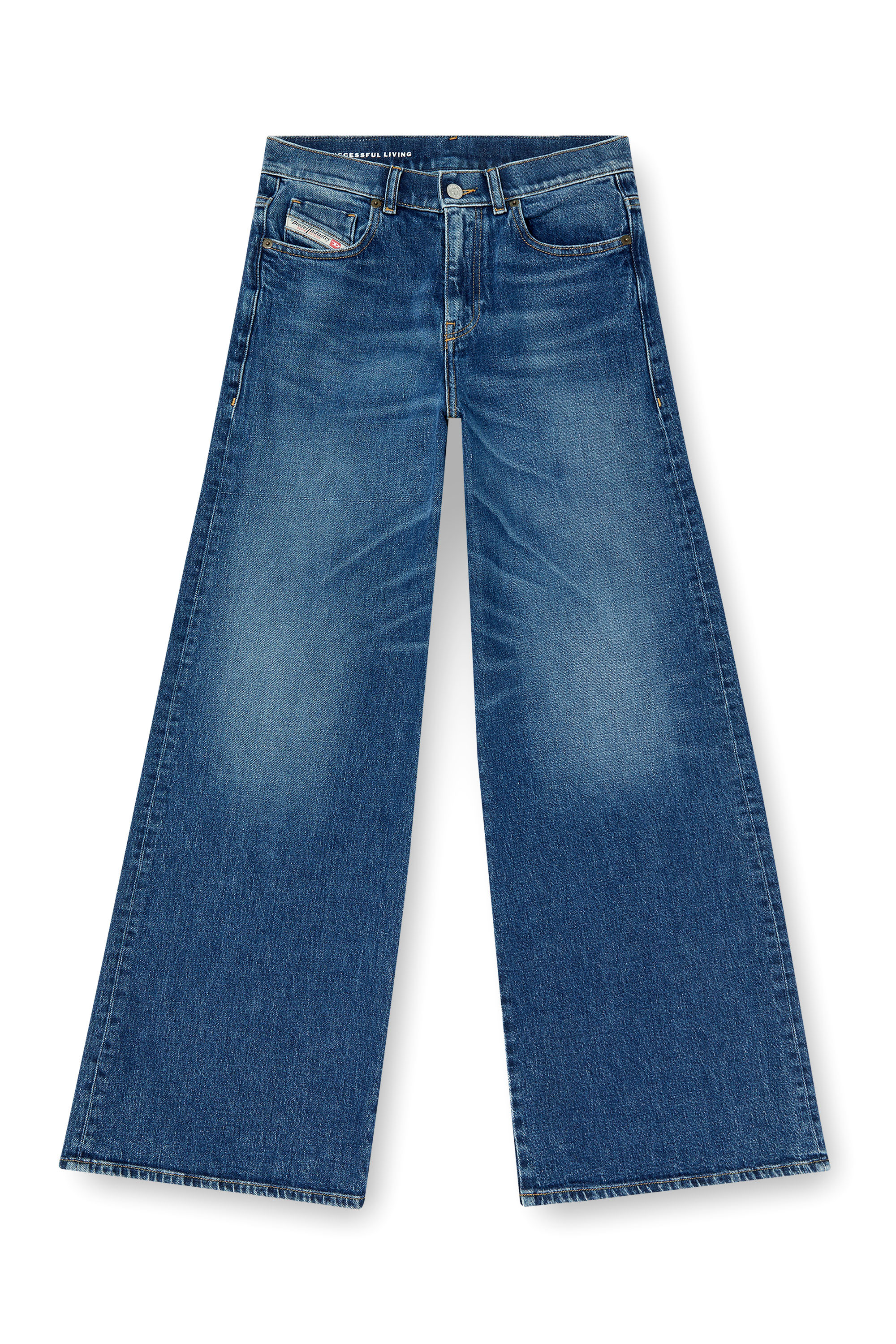 Diesel - Flare Jeans 1978 D-Akemi 09L21 Femme, Bleu moyen - Image 6