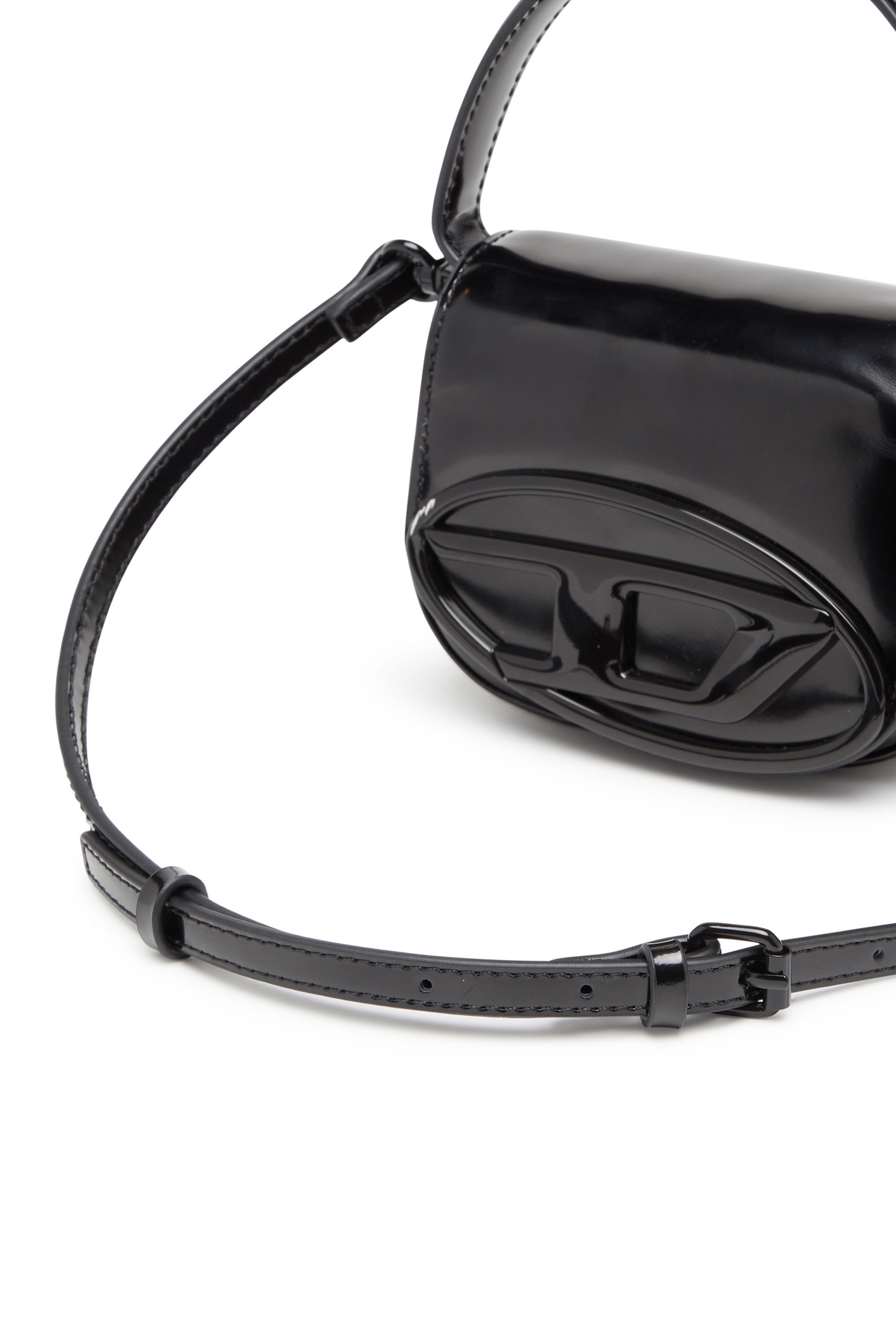 Diesel - 1DR-XS-S, 1DR-XS-S-Mini sac iconique en cuir avec effet miroir Femme in Noir - 5