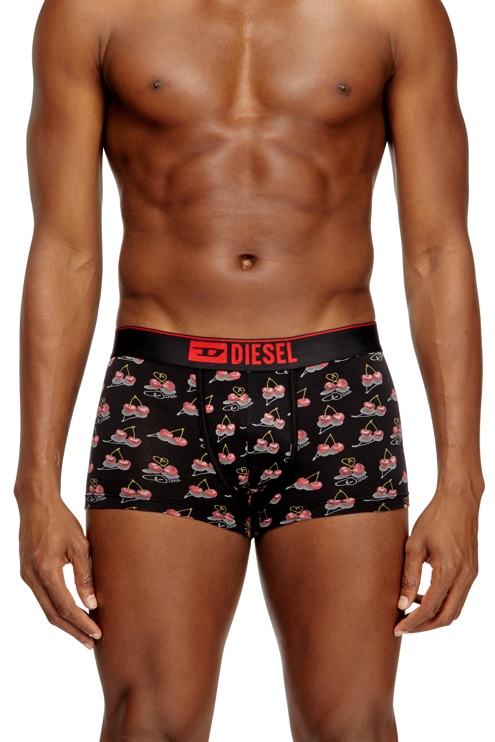Diesel - DAMIEN-GFT-3PACK, Lot de 3 boxers imprimé cœurs et cerises Homme in Polychrome - 2
