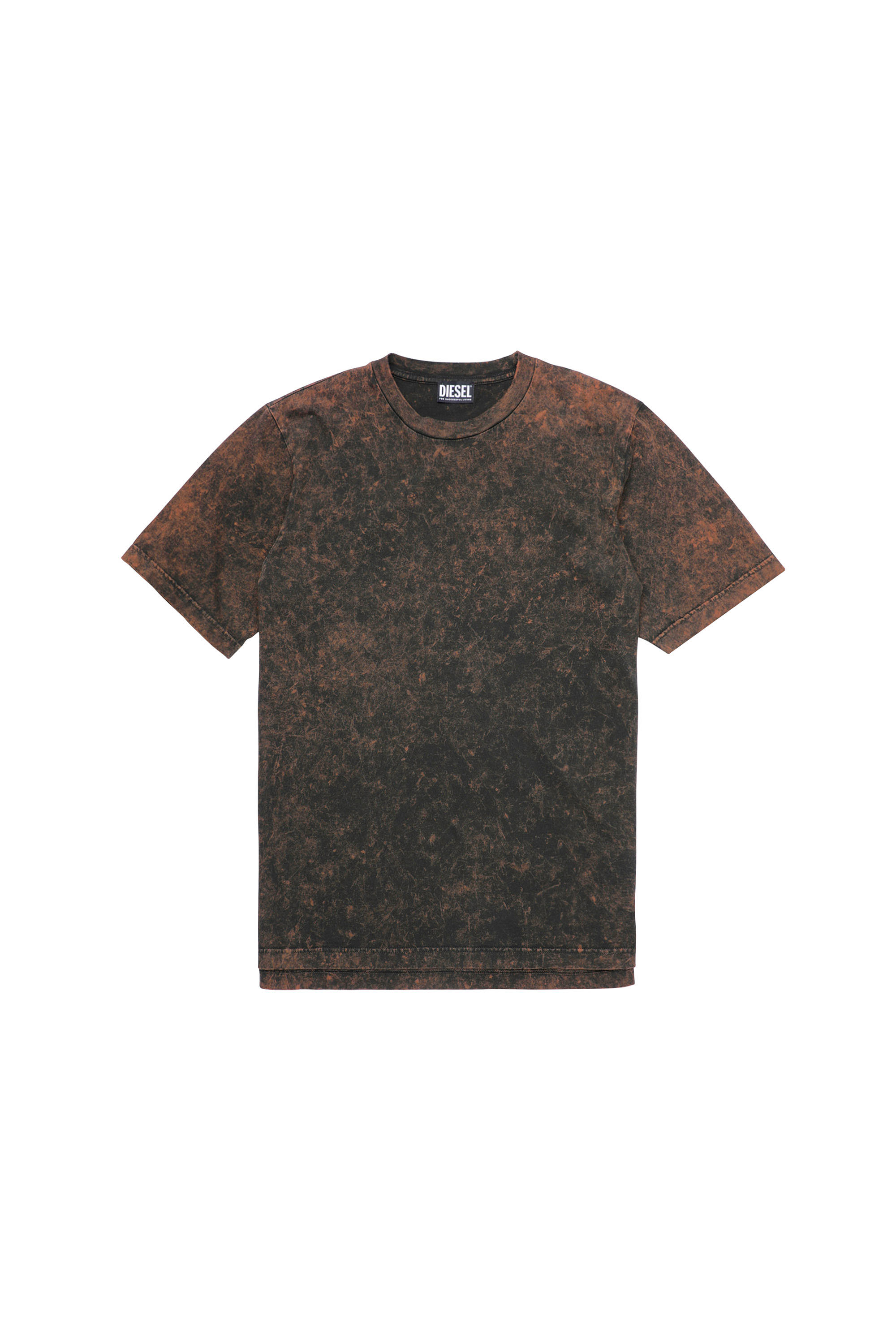 T-JUST-SLITS-B65, Noir/Marron - T-Shirts