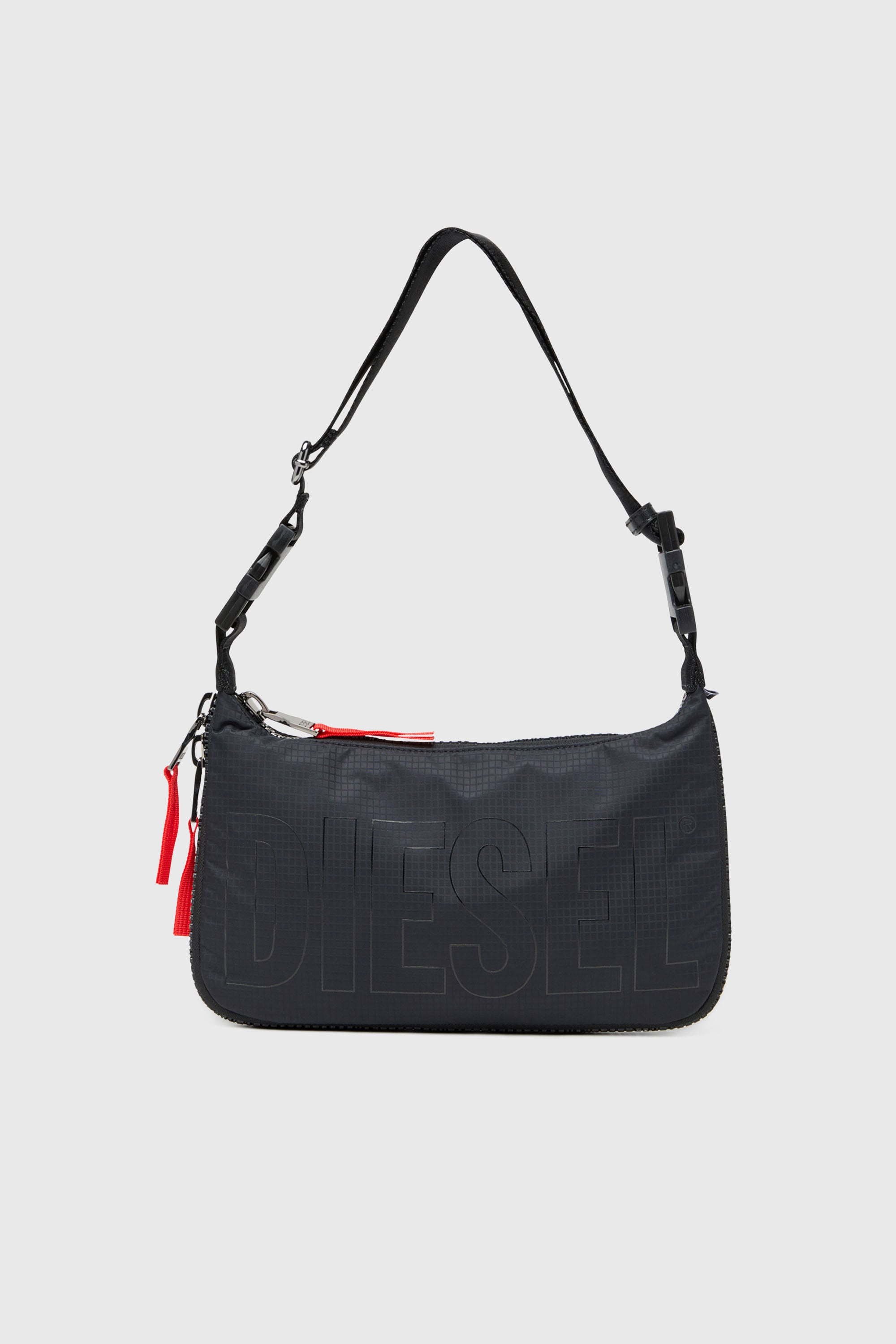 Diesel - ZIP-D CROSSBODY BAG X, Zip-D X-Sac &agrave; bandouli&egrave;re utility extensible Mixte in Noir - 1