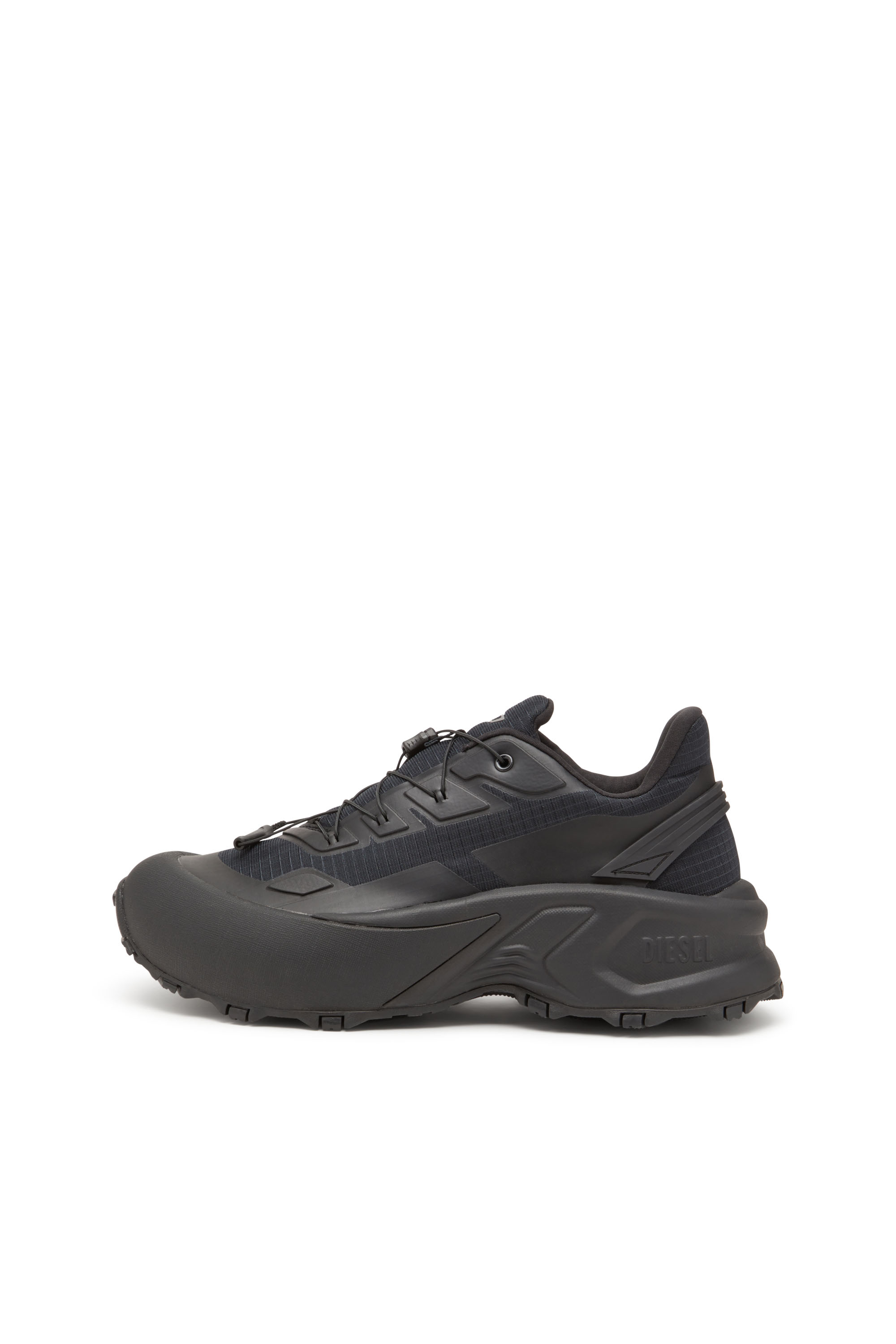 Diesel - D-CAGE RUNNER, D-Cage Runner-Sneakers en ripstop avec bordure en TPU Homme in Noir - 8