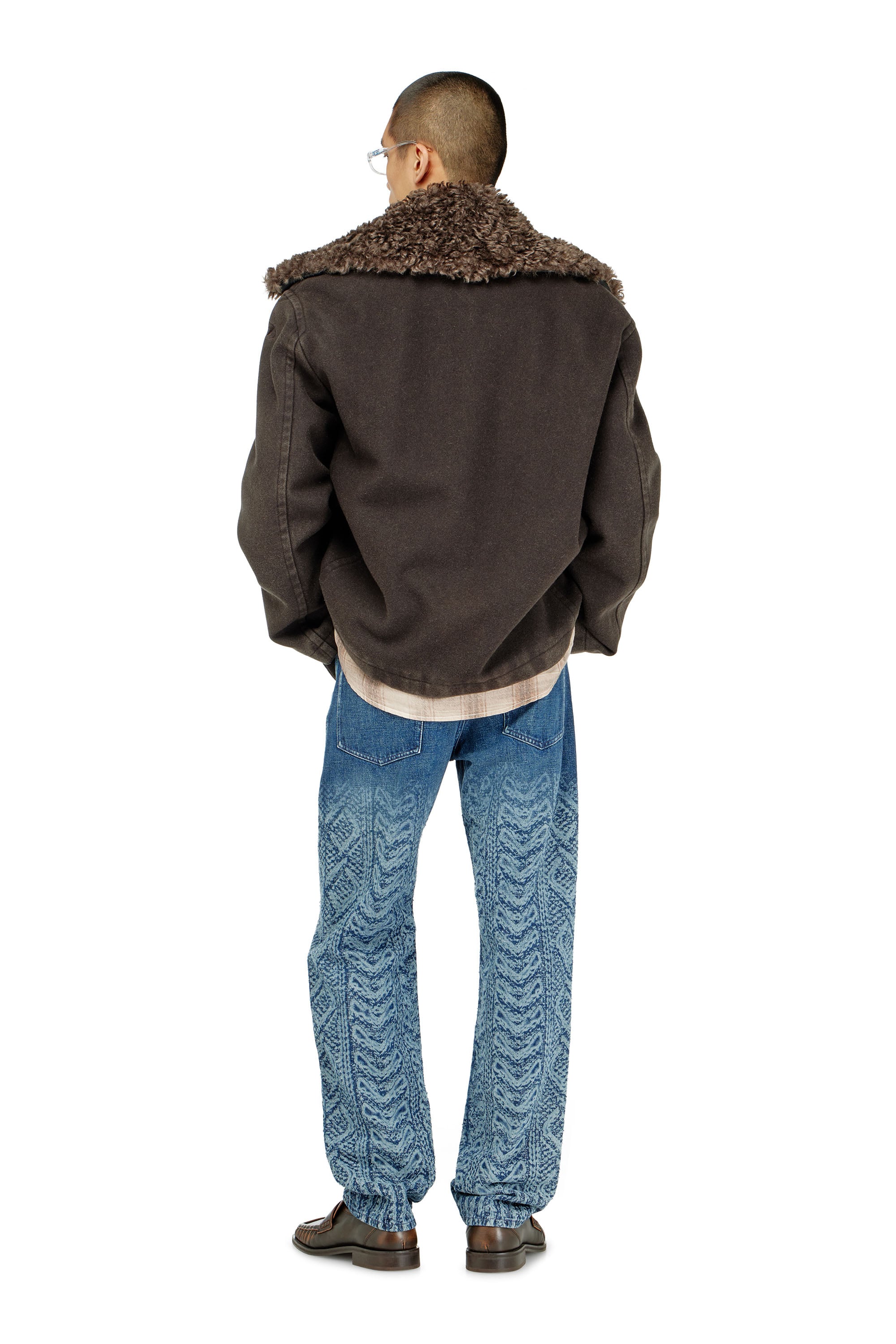 Diesel - Regular Jeans 2024 D-Macs 007EV Homme, Bleu Fonc&eacute; - Image 4