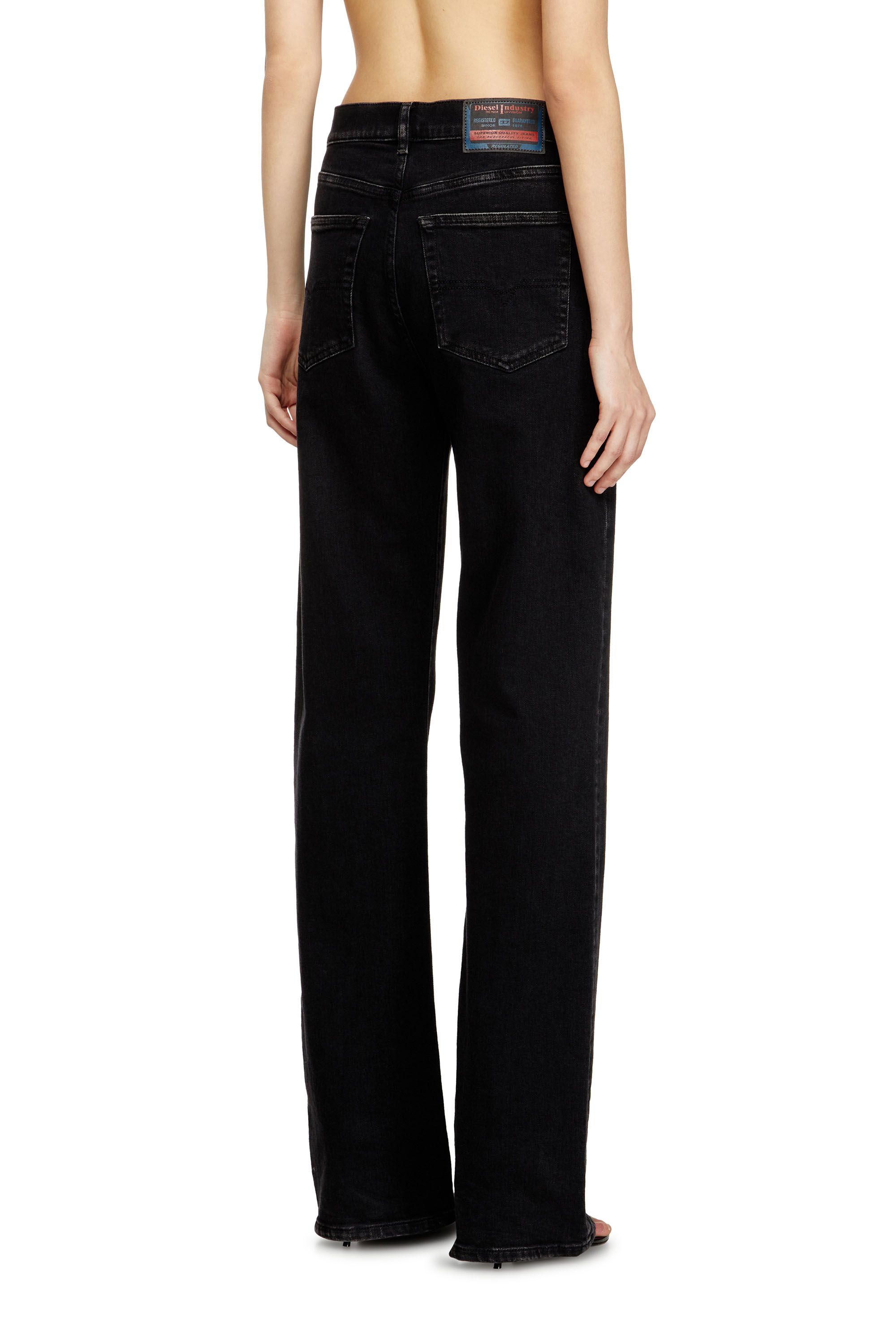 Diesel - Regular Jeans 1971 D-Sent 09N89 Femme, Noir/Gris foncé - Image 3