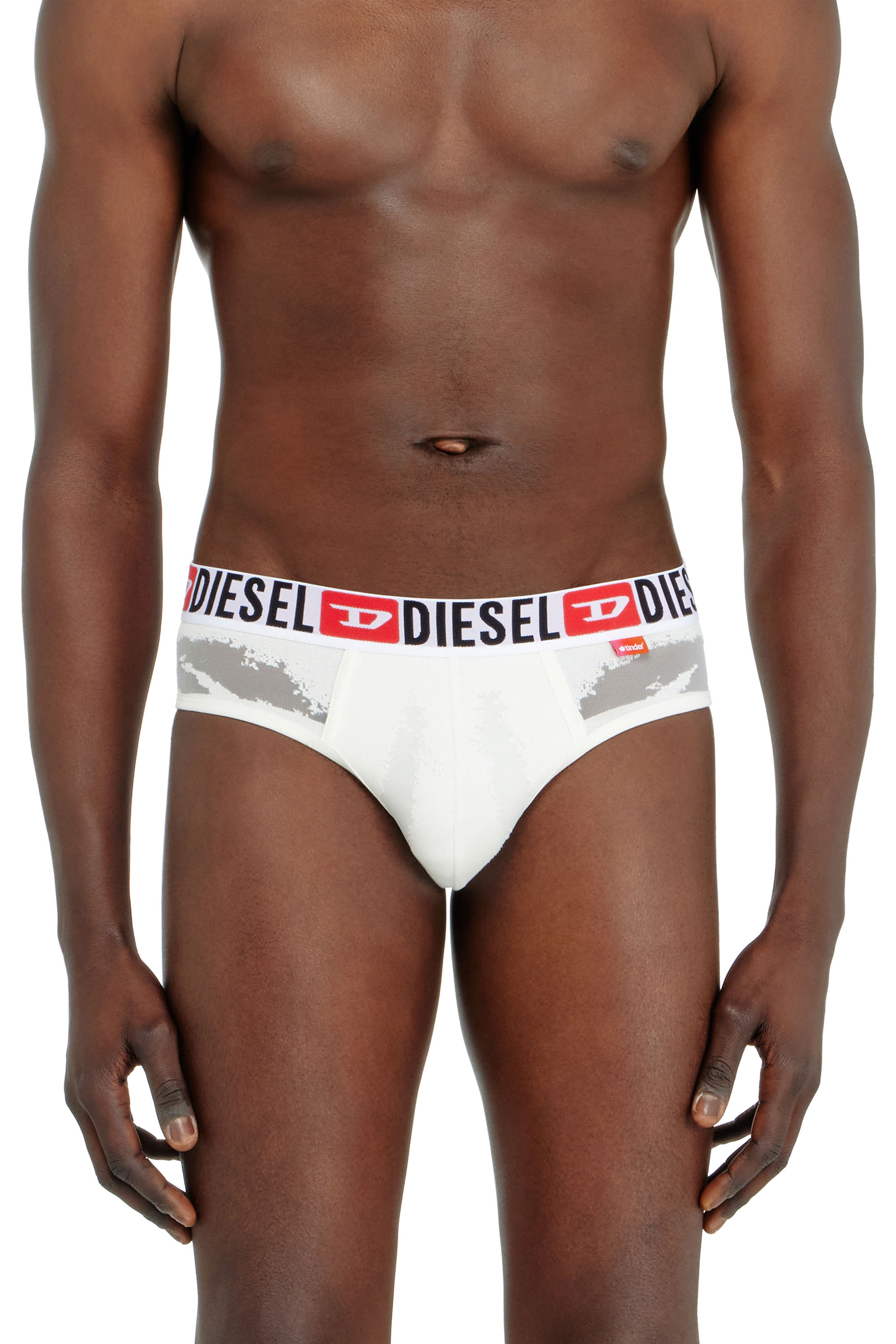 Diesel - PR-ANDRE, Culotte effet d&eacute;vor&eacute; transparent Homme in Blanc - 2