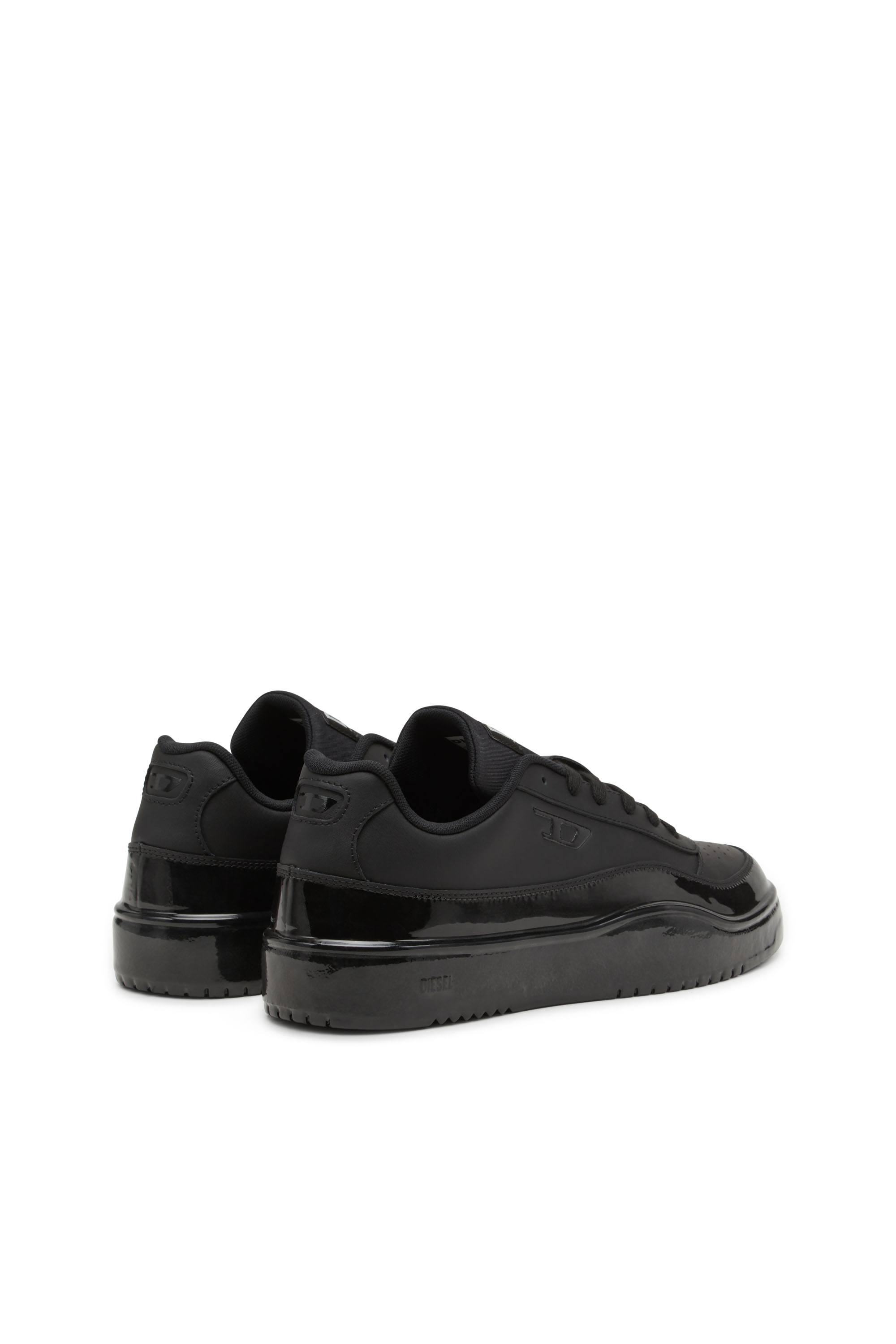 Diesel - S-TRACKER-D LOW, S-Tracker-D-Sneakers en cuir siliconé Homme in Noir - 3