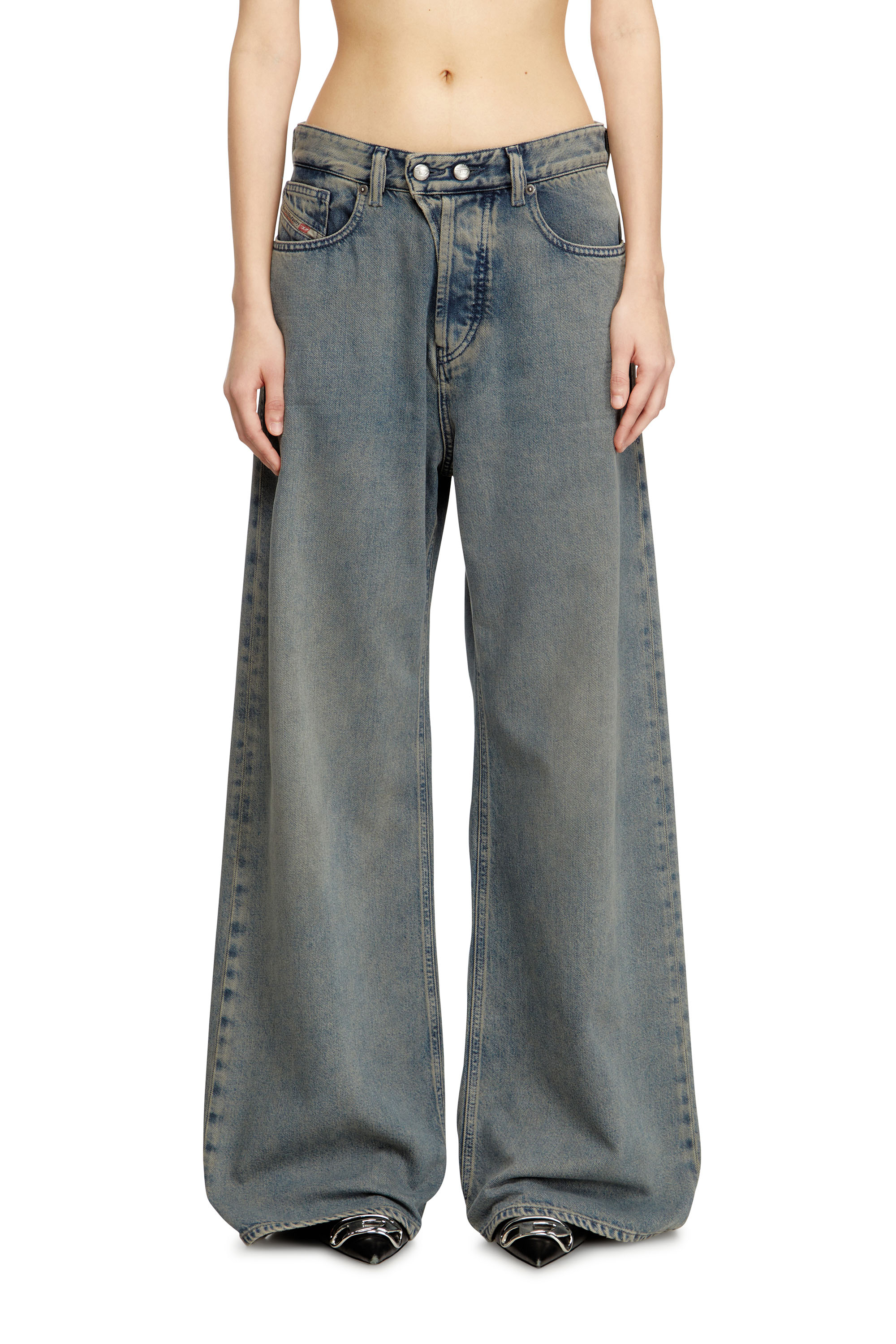Relaxed Jeans 1996 D-Sire 09N24, Bleu moyen Diesel - Relaxed Jeans 1996 D-Sire 09N24 Femme, Bleu moyen - Image 3