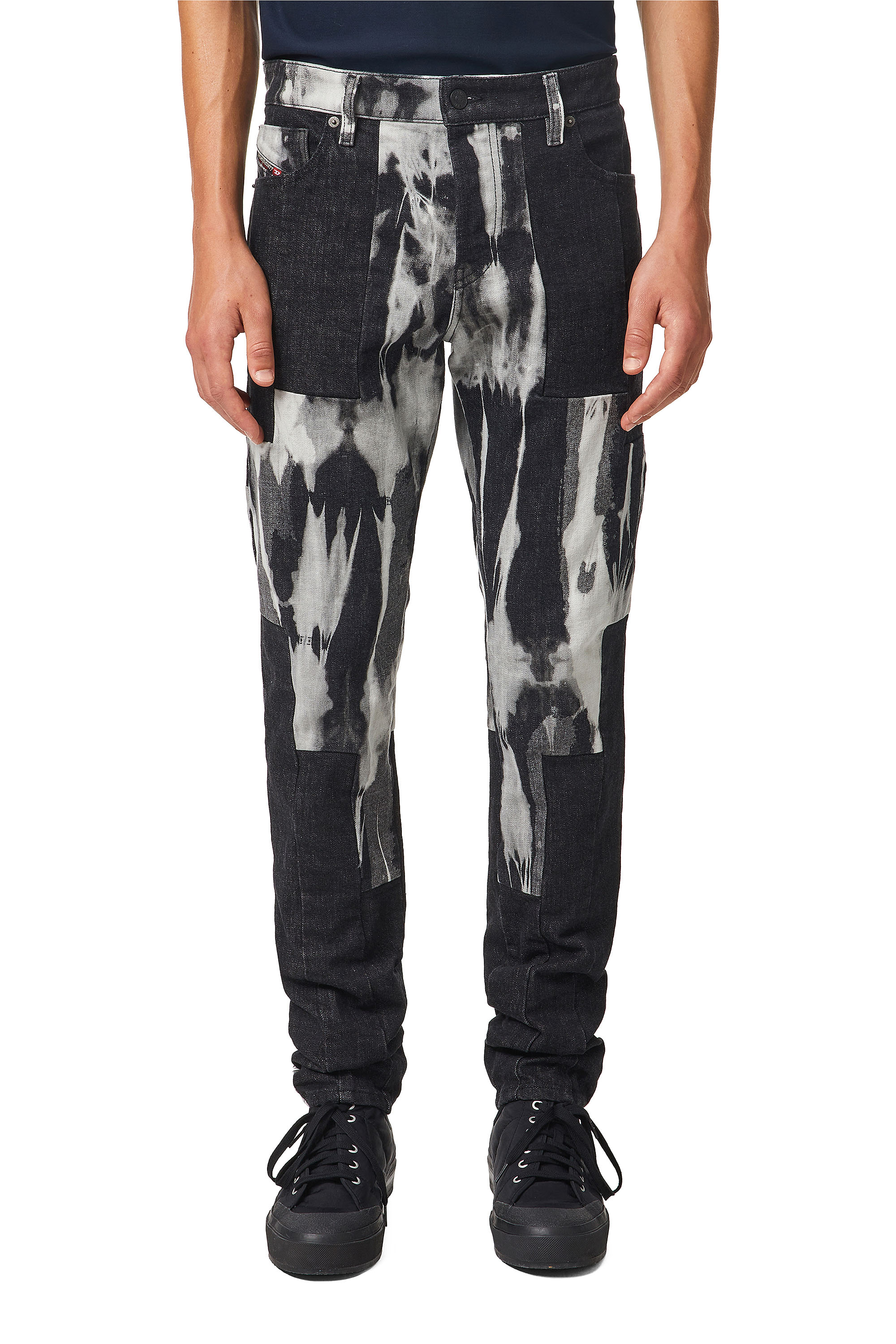 D-Kras 09B35, Noir/Gris foncé - Jeans