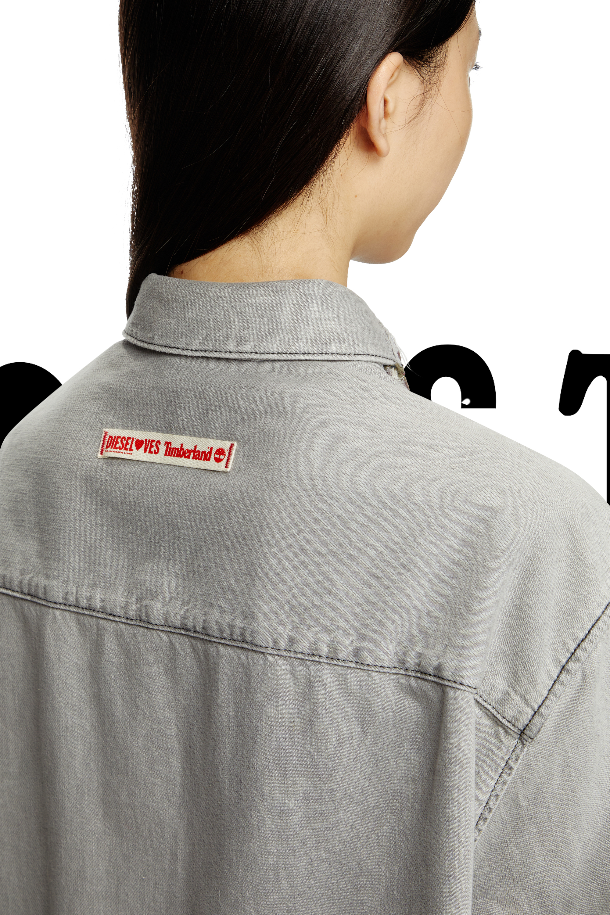 Diesel - Shirt Diseloves 8B, Chemise à carreaux en denim effet blanchi Mixte in Polychrome - 2