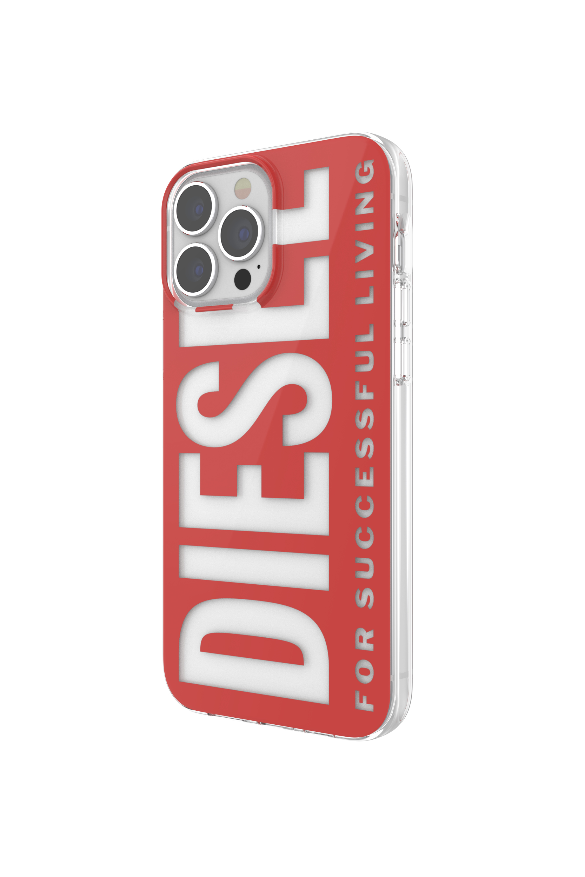 Diesel - 47204 STANDARDASE, Coque en TPU ultra-léger for iPhone 13 Pro Max Mixte in Rouge - 4