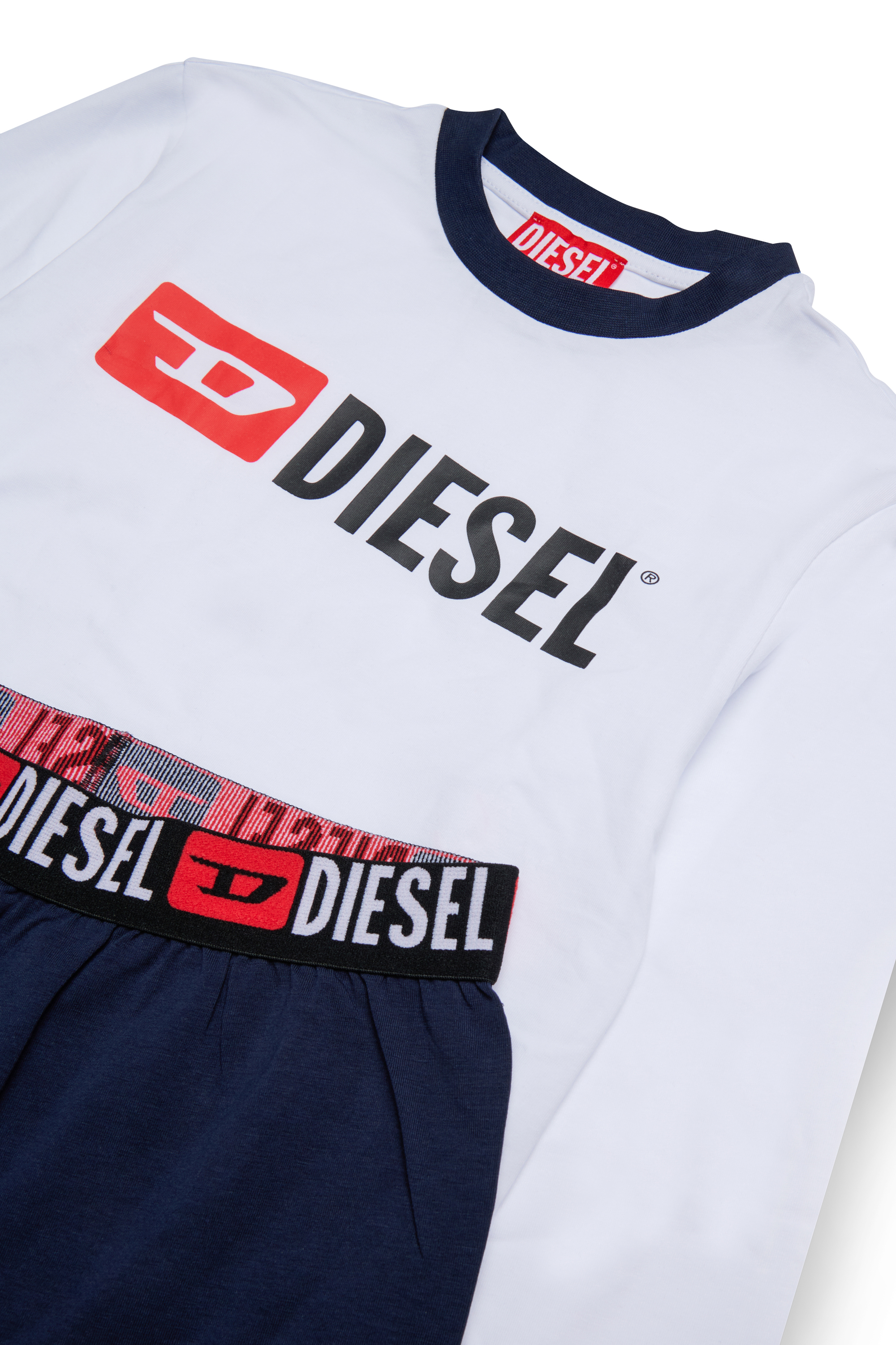 Diesel - UNIV, Pyjama en coton stretch Homme in Polychrome - 3