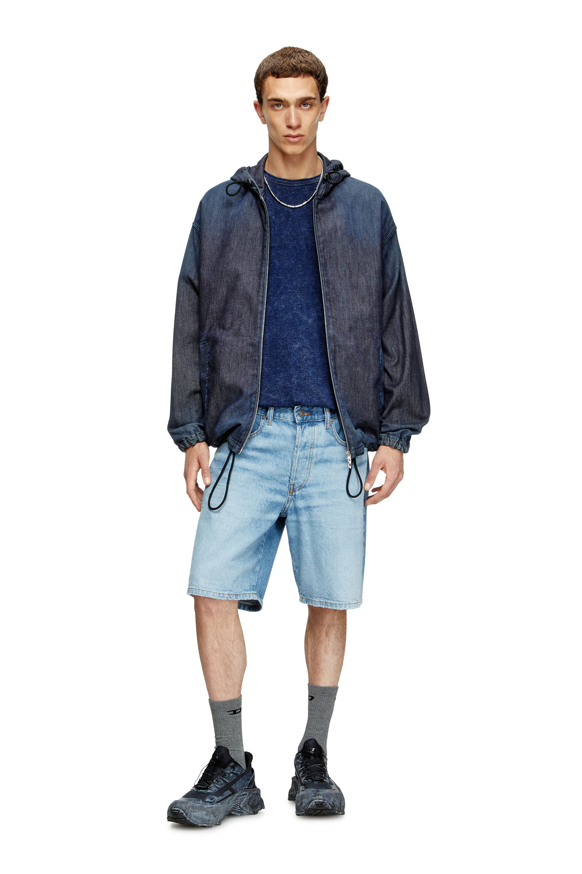 Diesel - REGULAR-SHORT, Short en denim Homme in Bleu - 2