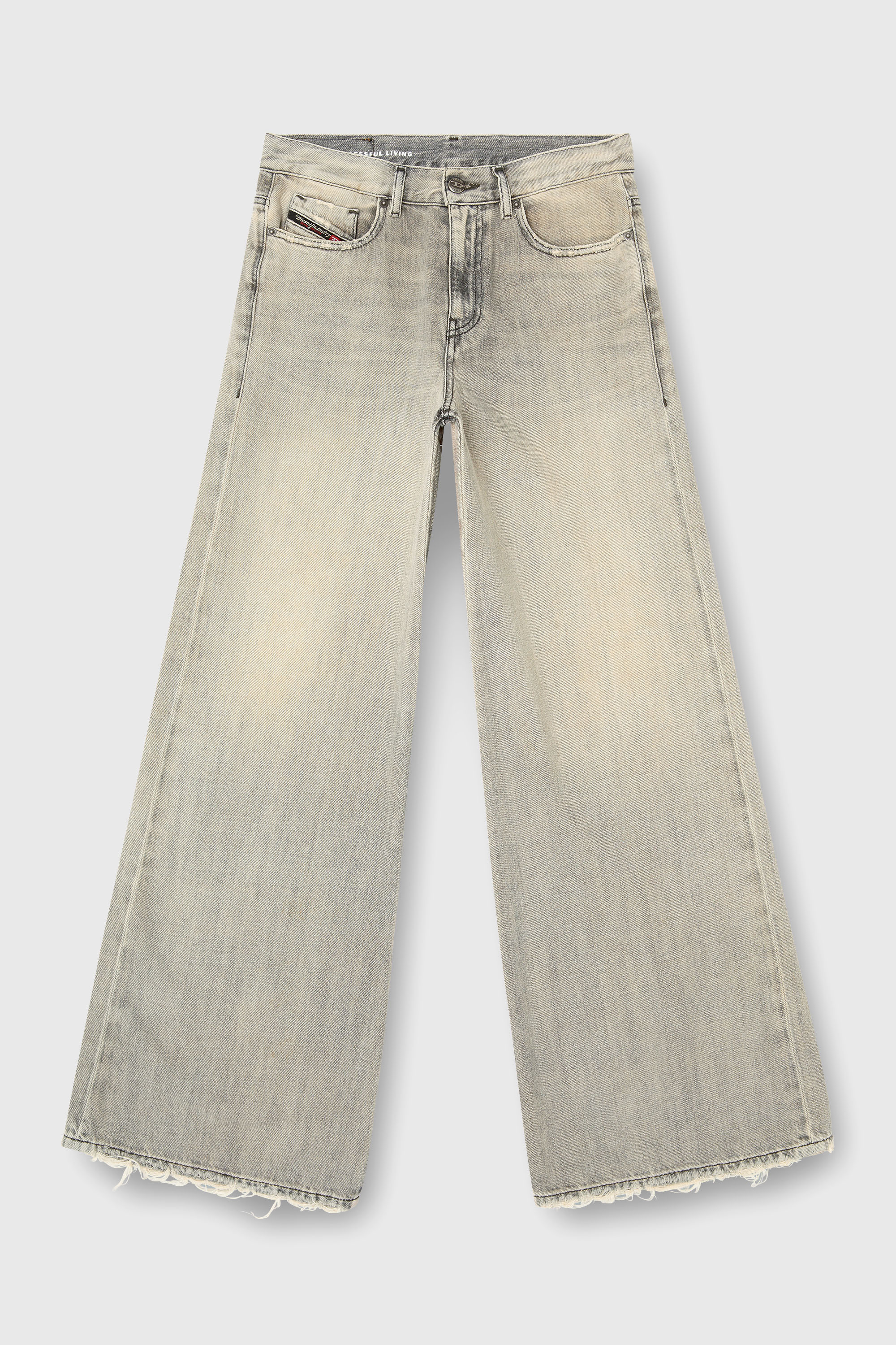 Diesel - Flare Jeans 1978 D-Akemi 068RU Femme, Gris - Image 2