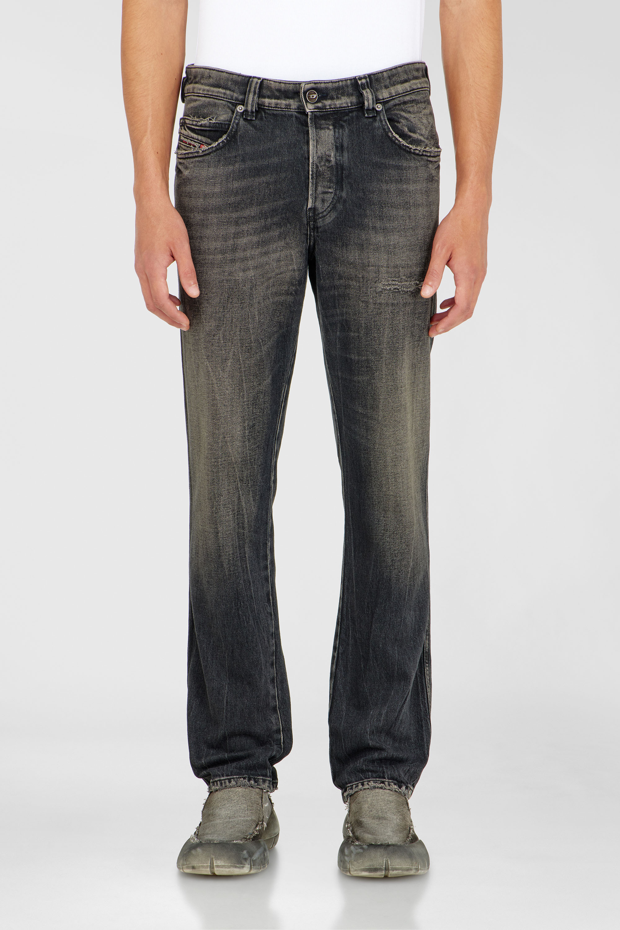 Diesel - Slim Jeans 1993 D-Vyl 09P46 Homme, Noir/Gris fonc&eacute; - Image 4