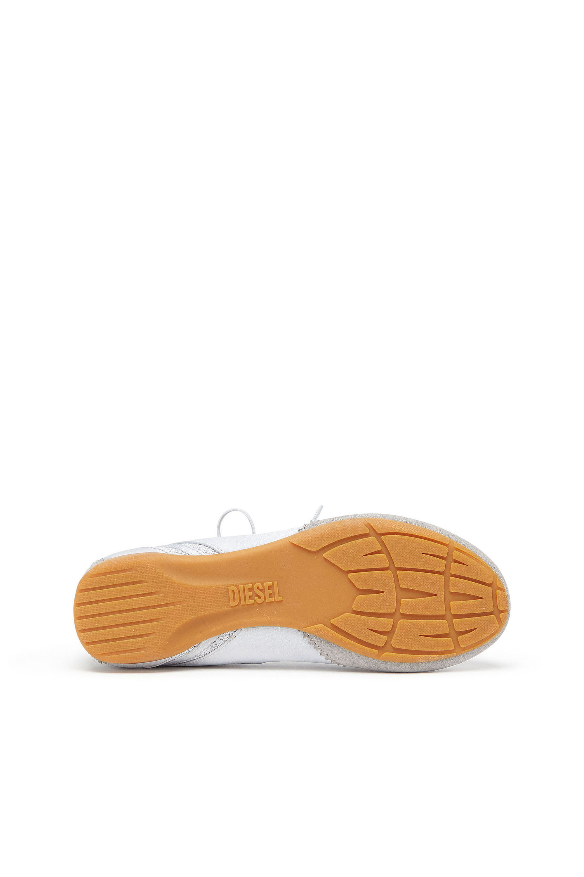 Diesel - D-MILE BALLERINA LACE UP II W, D-Mile - Ballerines en cuir et mesh Femme in Bleu - 5