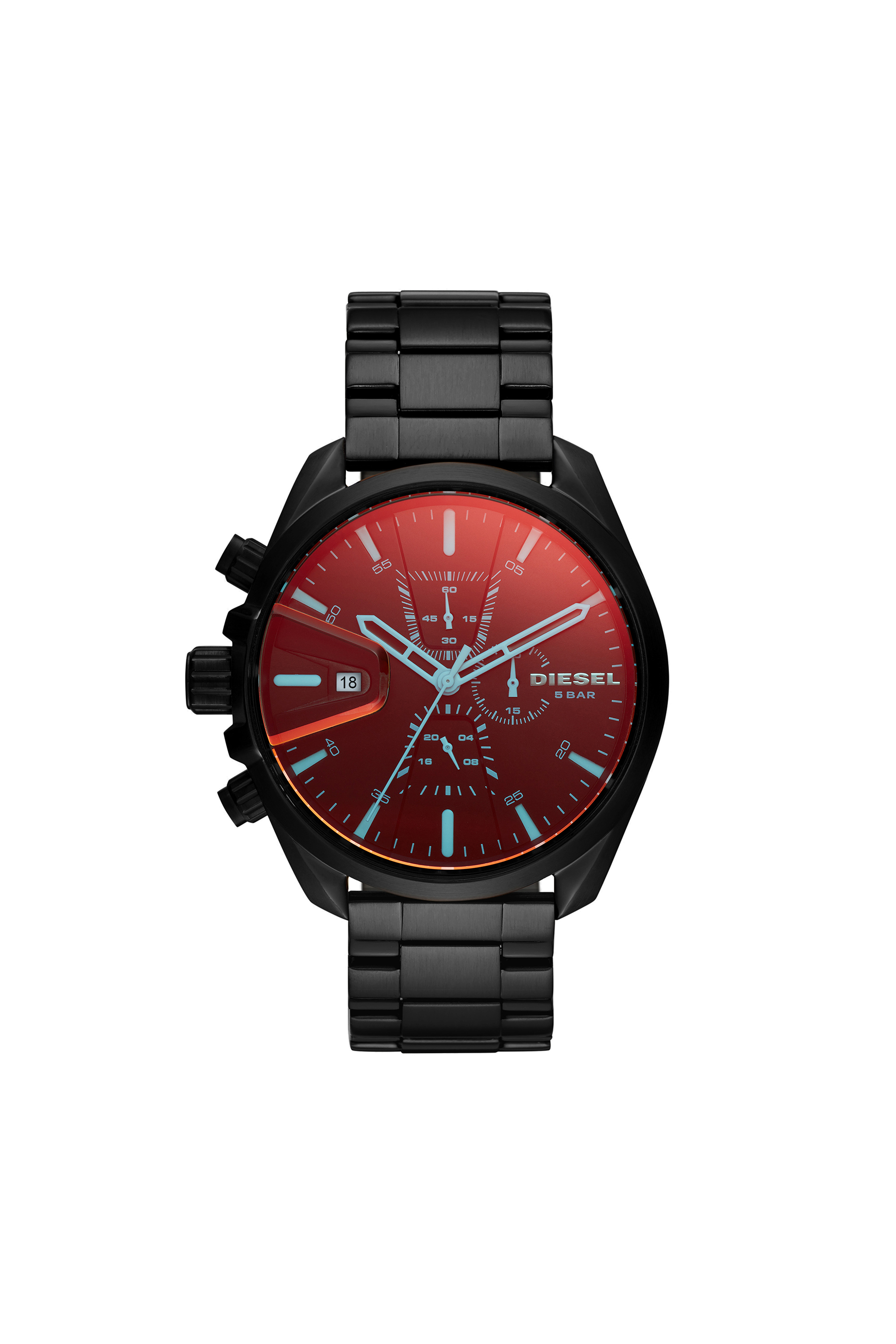 DZ4489 Homme: MS9 montre chronographe en acier noir | Diesel