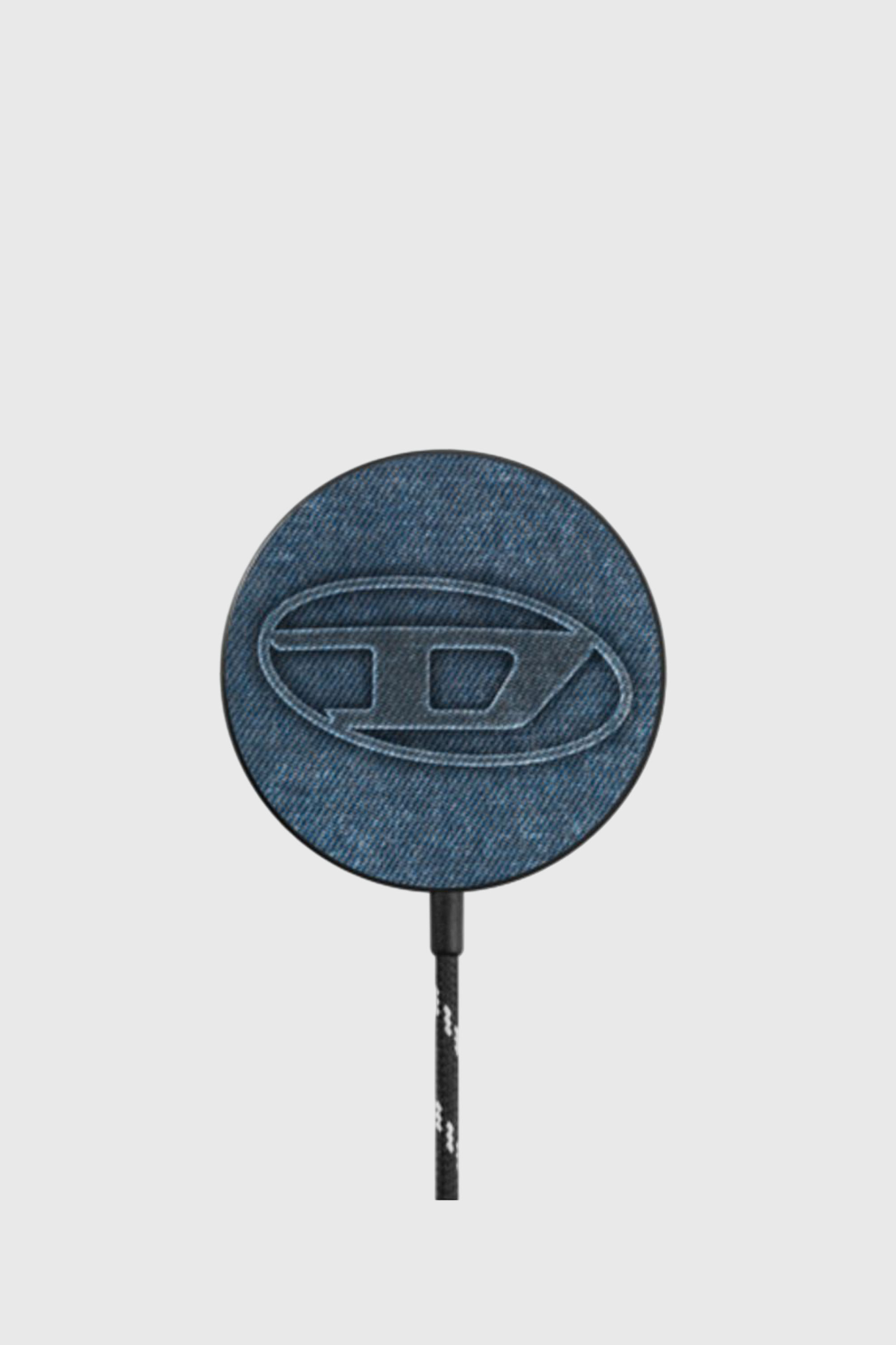 Diesel - 60622 CHARGER WIRELESS CHARGER, Unisex's Oval D Magsafe Wireless Charger in Blue - 1