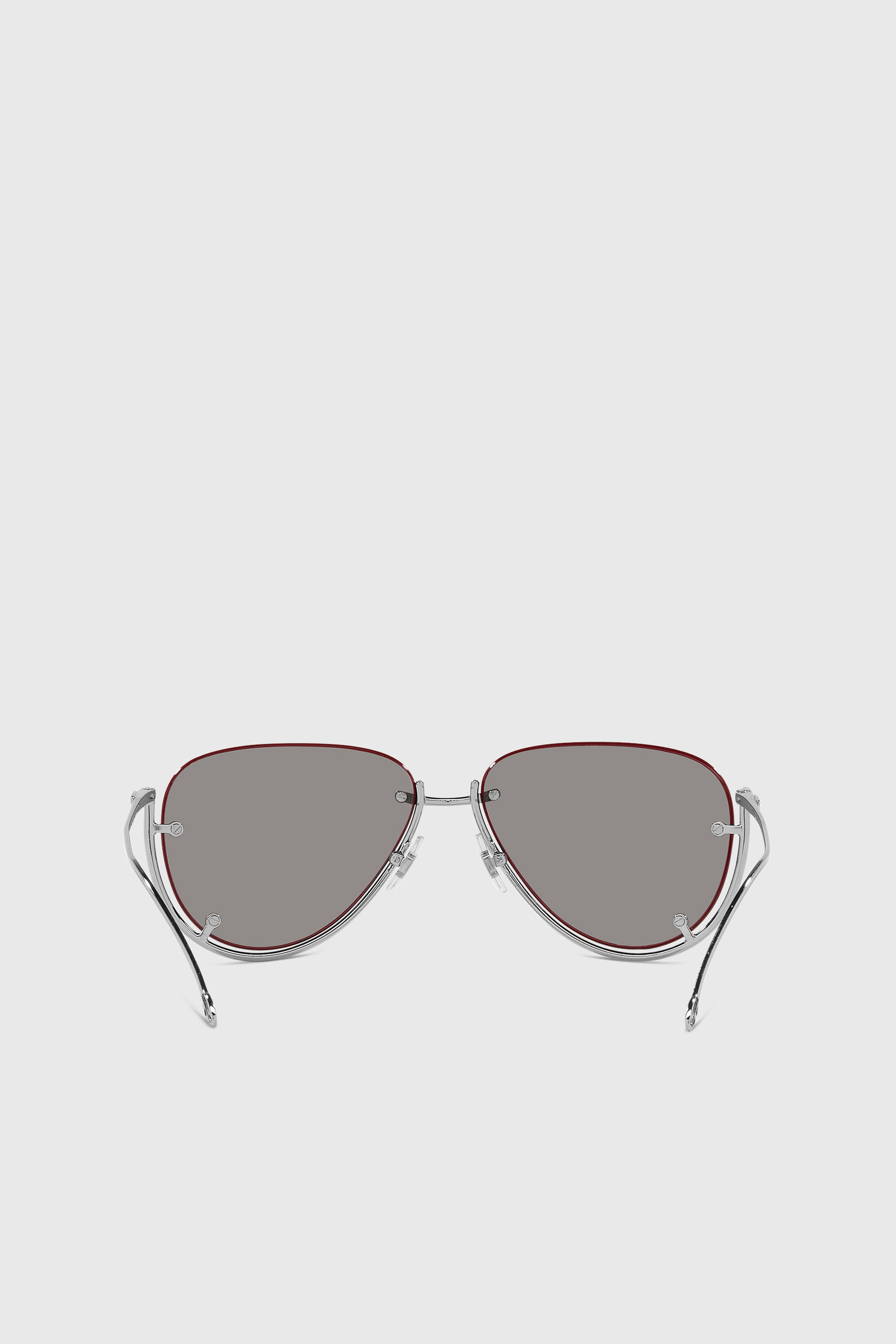 Diesel - 0DL1003, Lunettes de soleil de mod&egrave;le pilote Mixte in Gris argent&eacute; - 4