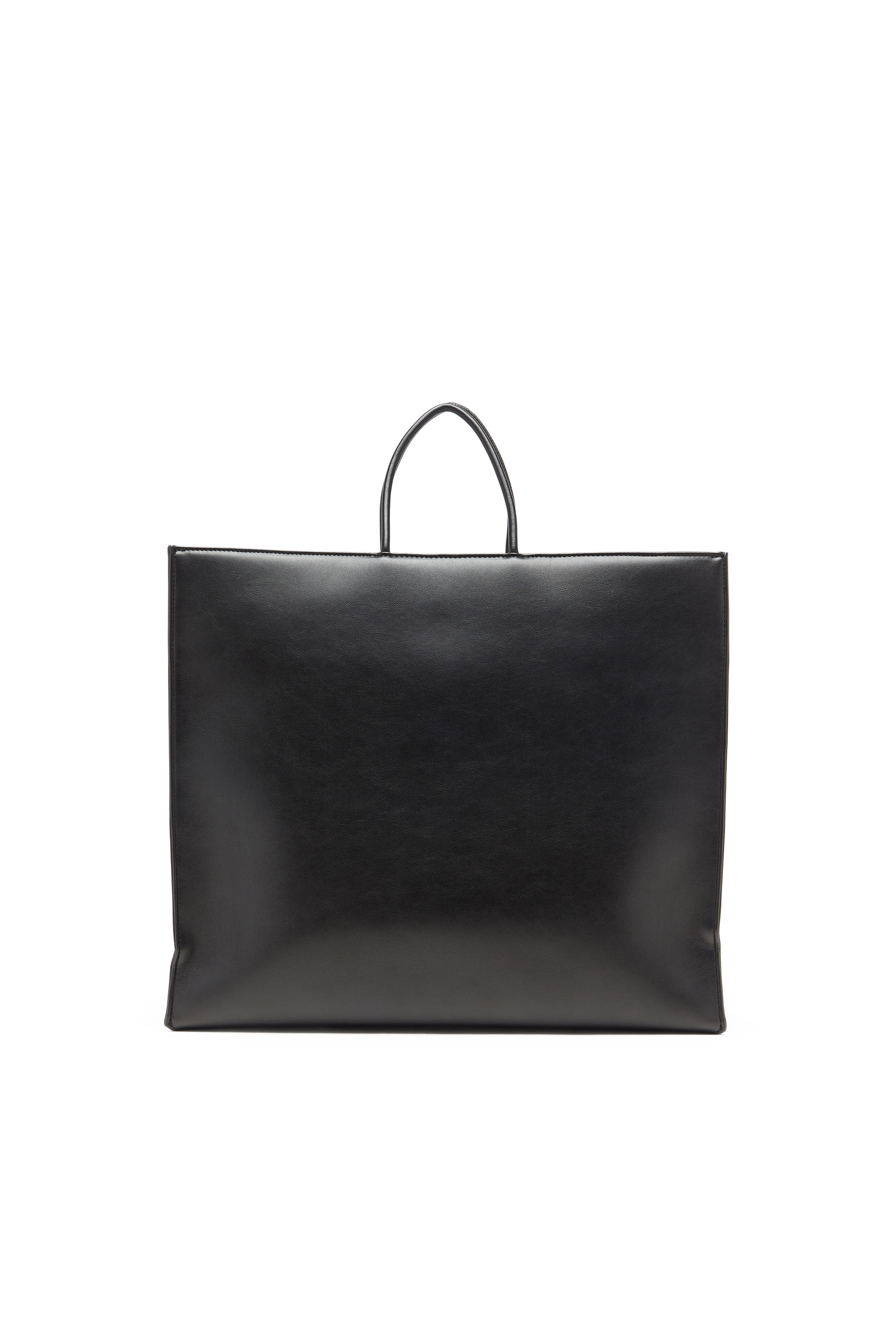 Diesel - DSL 3D SHOPPER EW X, Dsl 3D-Sac shopping en PU souple avec logo en relief Mixte in Noir - 2