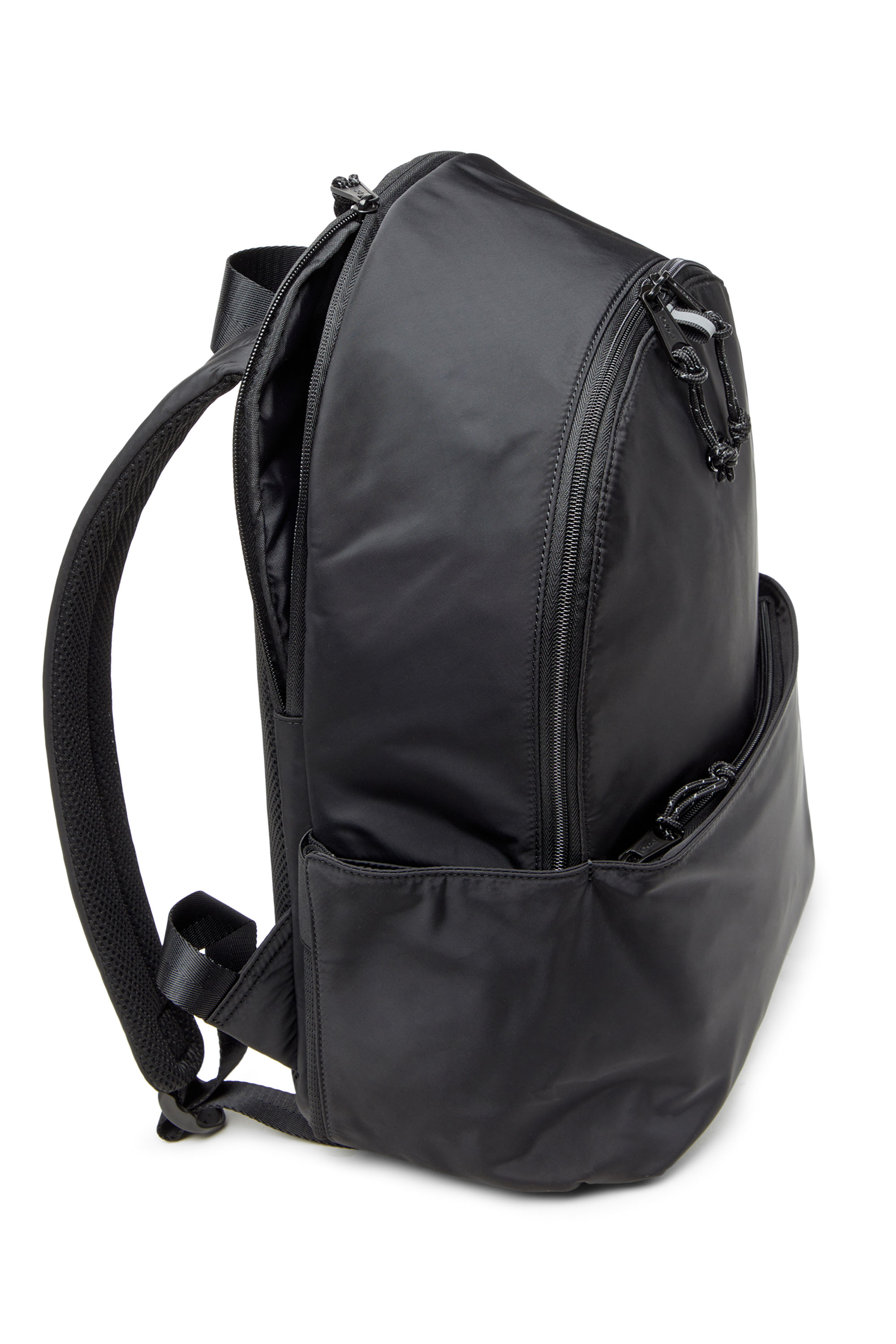 Diesel - D-PACK BACKPACK X, D-Pack-Sac à dos en tissu au toucher satiné Homme in Noir - 5