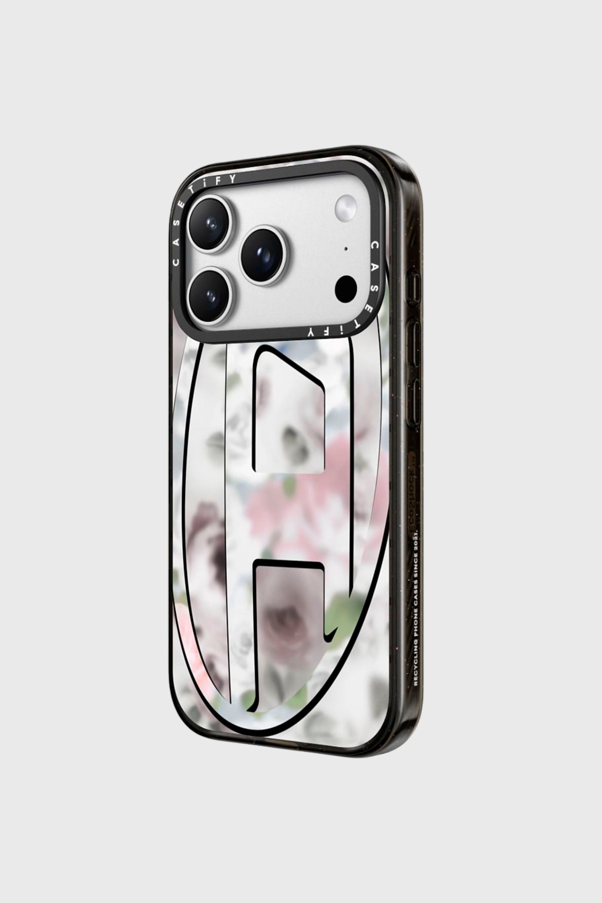 Diesel - 60528 MOULDED CASE, Unisex's Oval D impact case for iPhone 17 Pro in Black/Pink - 2