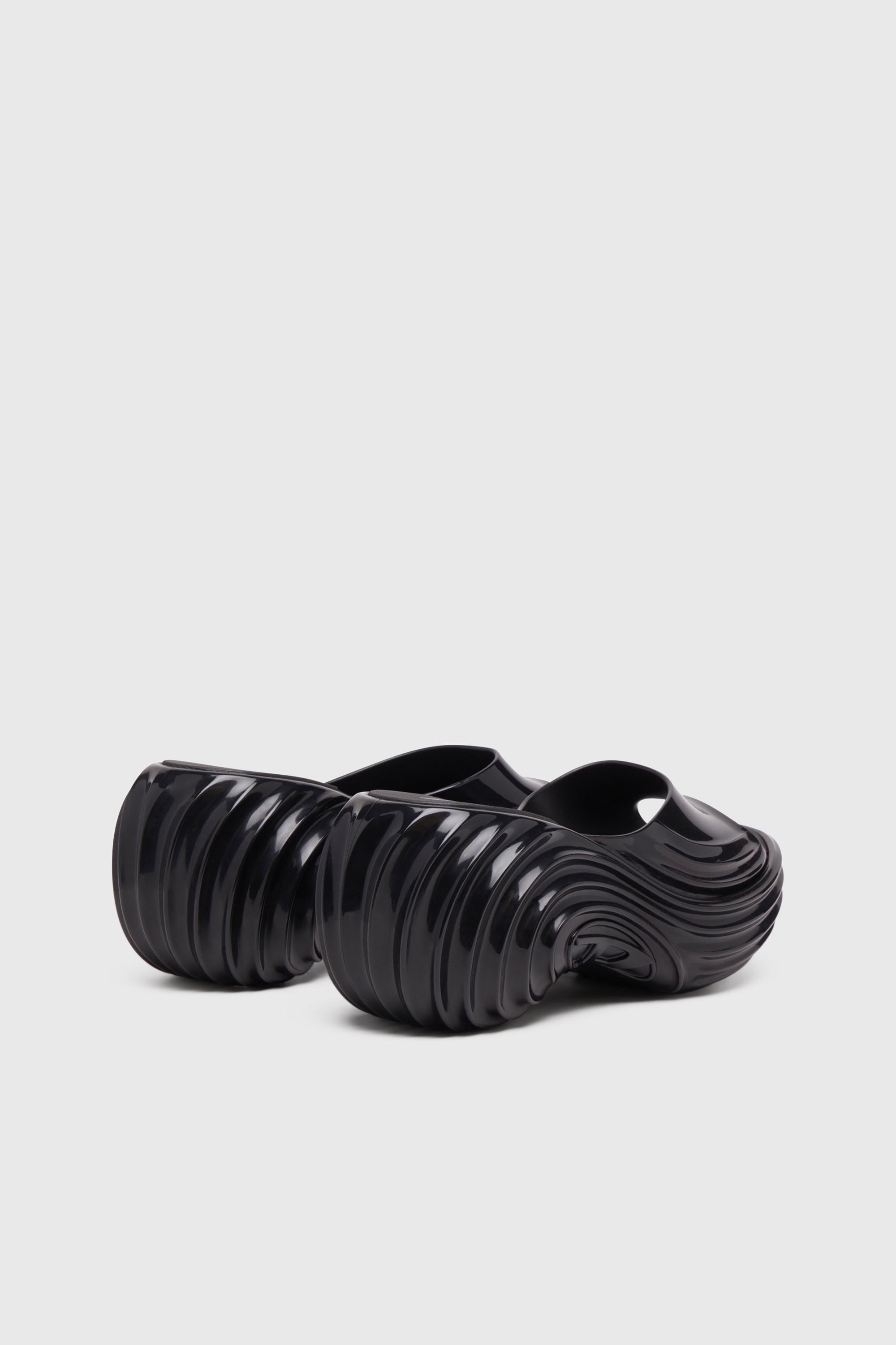 Diesel - MELISSA QUANTUM PLATFORM, Mule &agrave; plateforme en Melflex&reg; Femme in Noir - 3