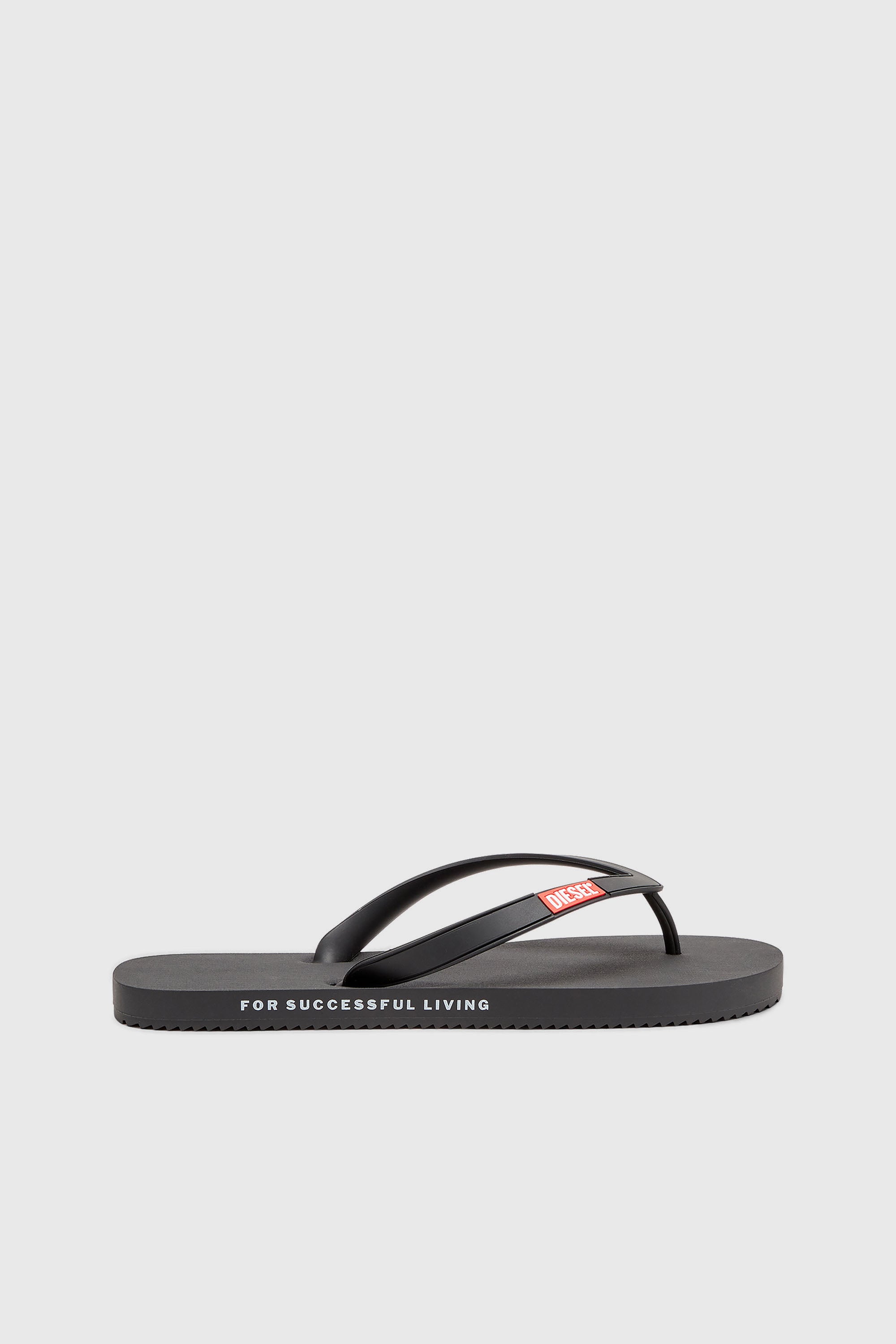 Diesel - SA-RIO, Sa-Rio-Tongs en caoutchouc Homme in Noir - 1