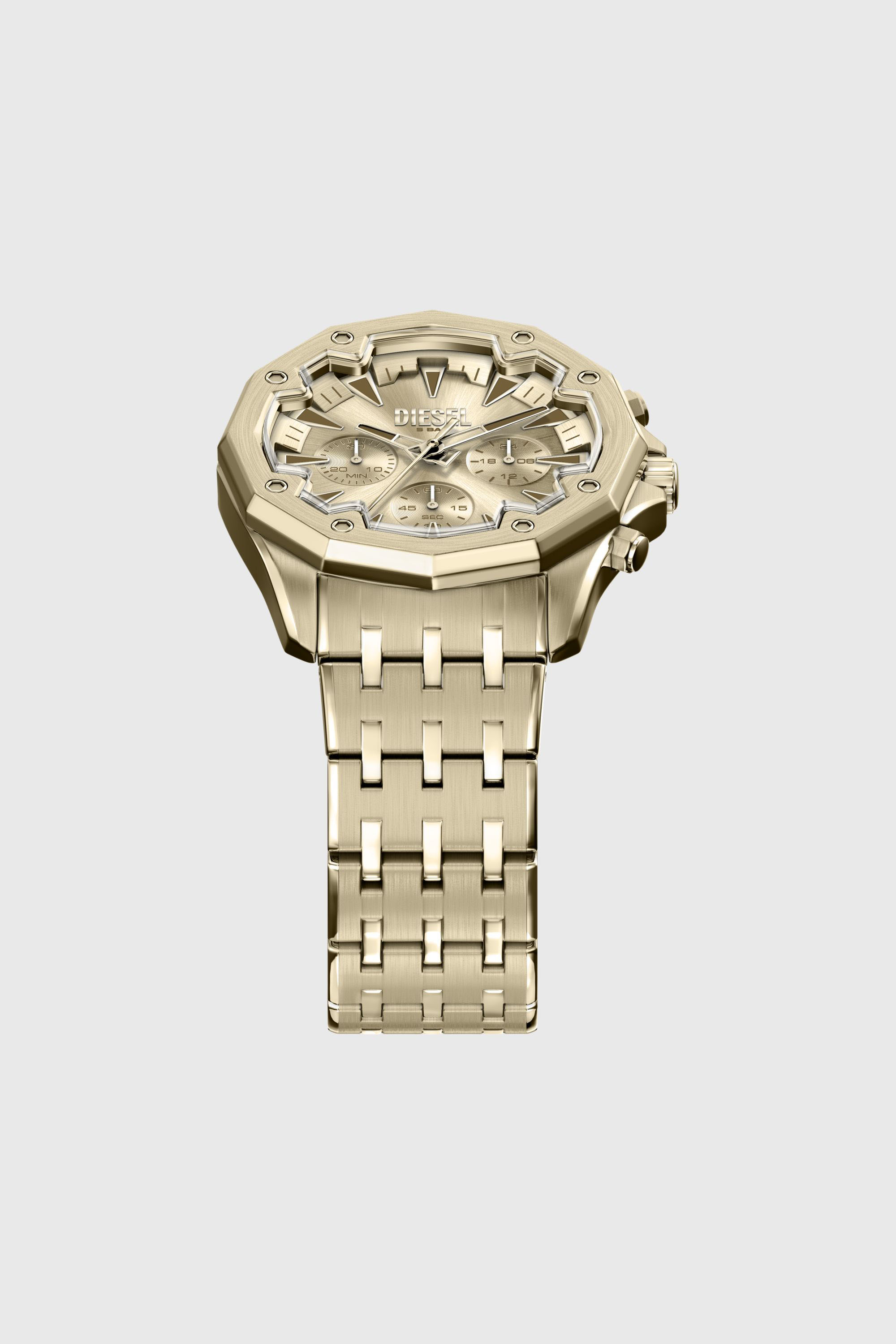 Diesel - DZ4707 WATCH, Montre Stinger en acier inoxydable dor&eacute; Homme in Dor&eacute; - 4
