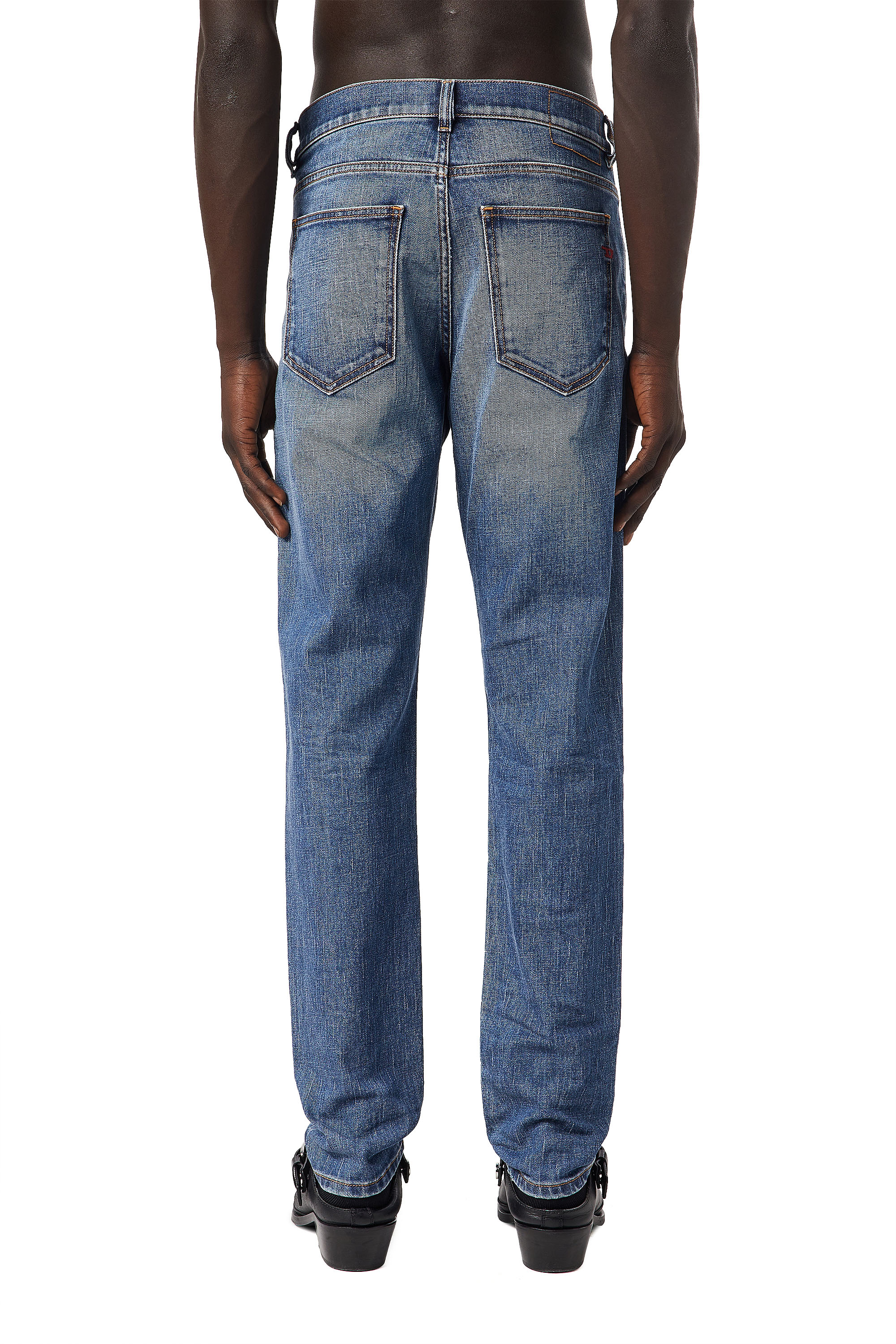 Diesel - 2019 D-Strukt 09C61 Slim Jeans, Bleu moyen - Image 3