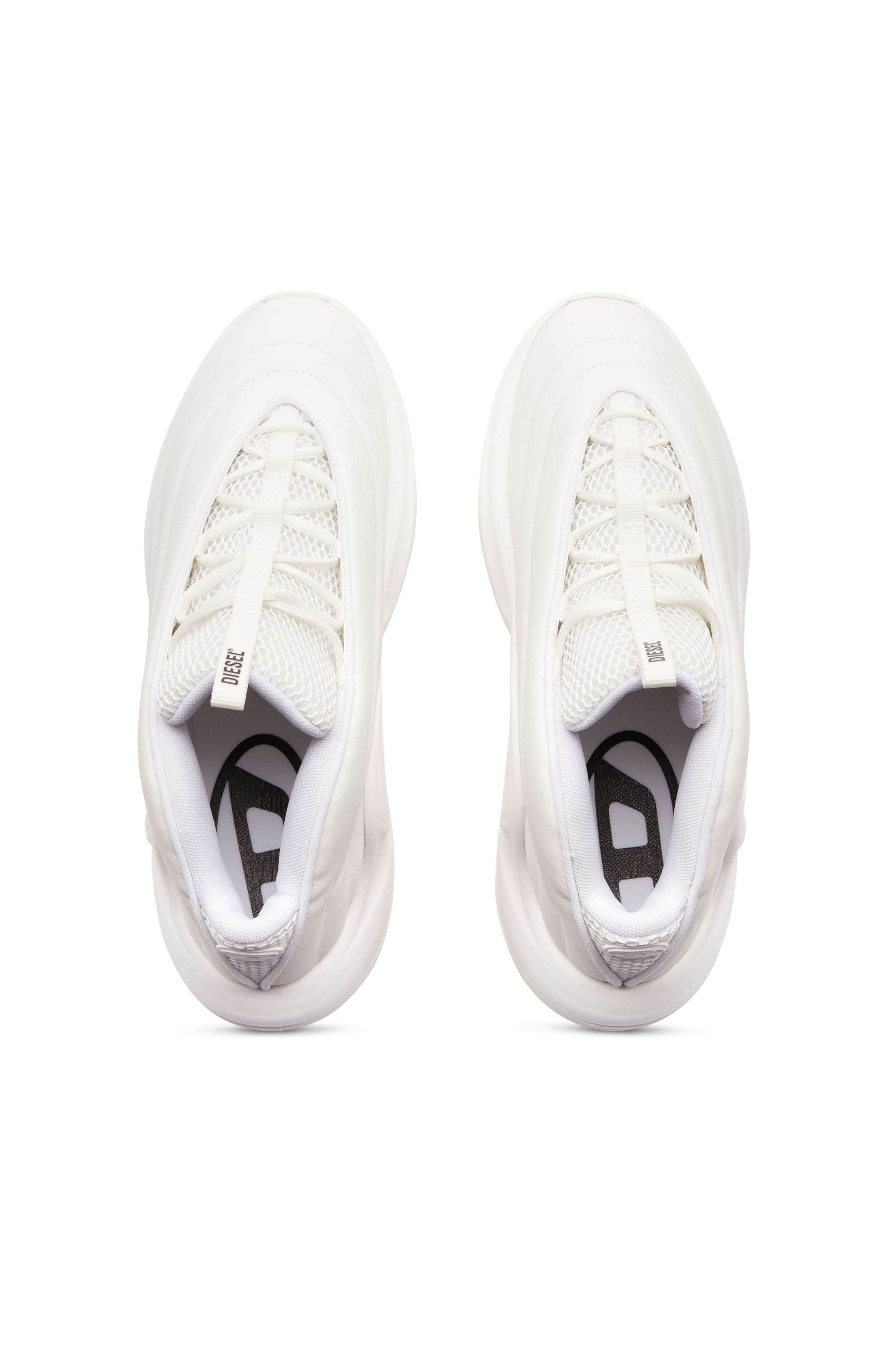 Diesel - S-D-RUNNER X, S-D-Runner X-Sneakers Slip-on avec cou-de-pied Oval D mat Mixte in Blanc - 4