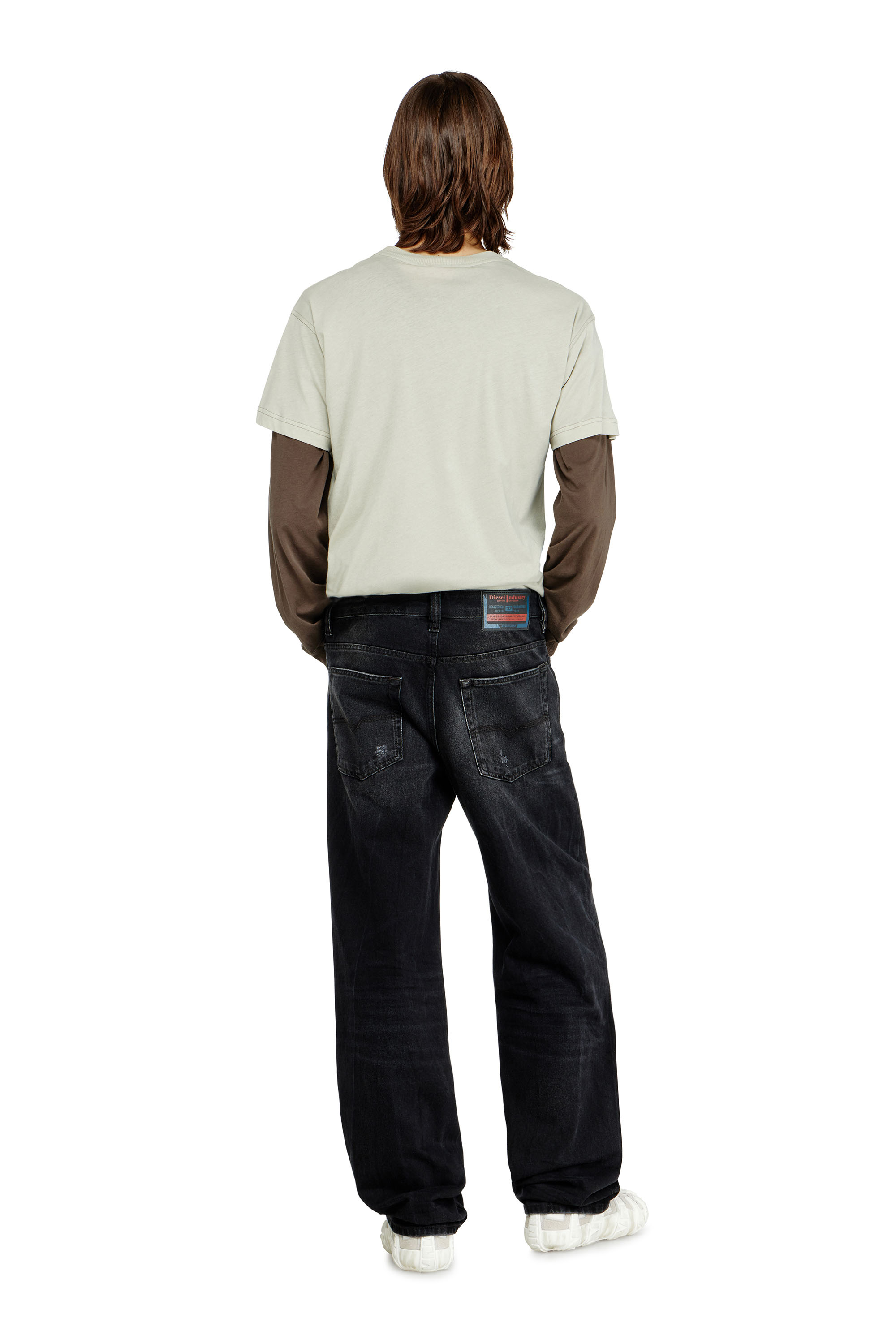 Diesel - Relaxed Jeans 2001 D-Macro 0BEBB Homme, Noir - Image 3