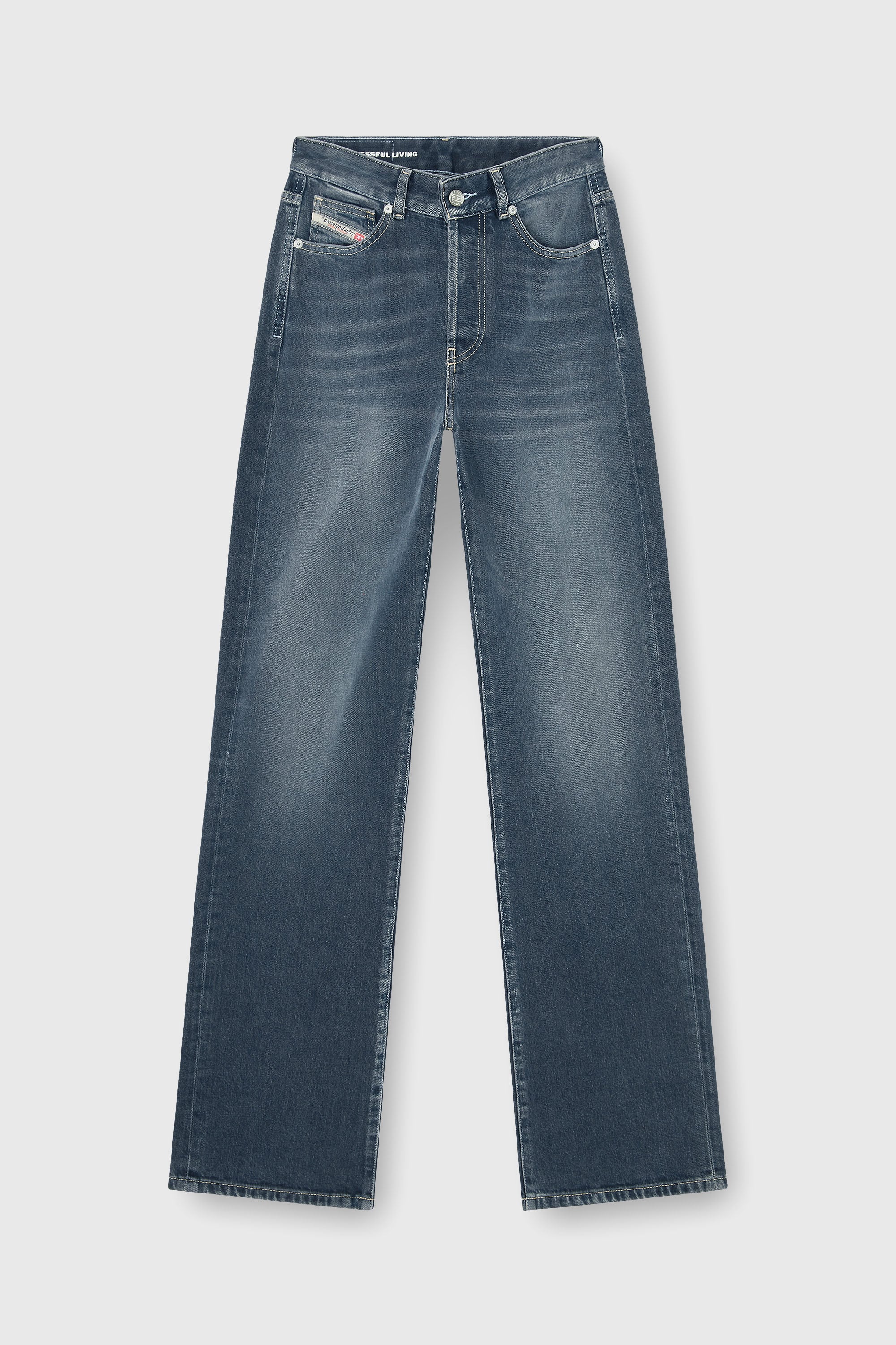 Diesel - Regular Jeans 1971 D-Sent 007EI Femme, Bleu Fonc&eacute; - Image 2