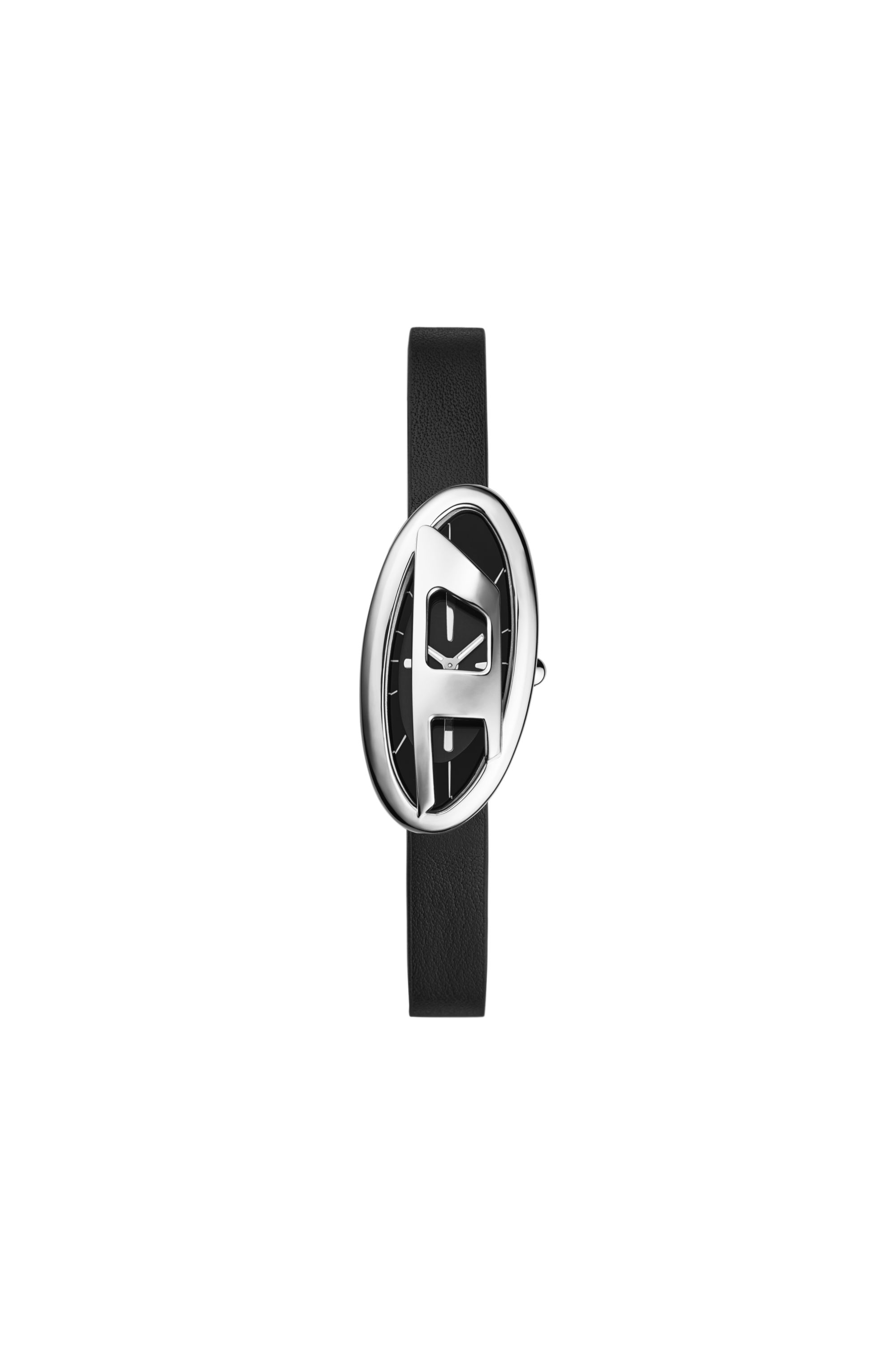 Diesel - DZ5612 WATCH, Montre D-Era à deux aiguilles en cuir noir Femme in Noir - 1