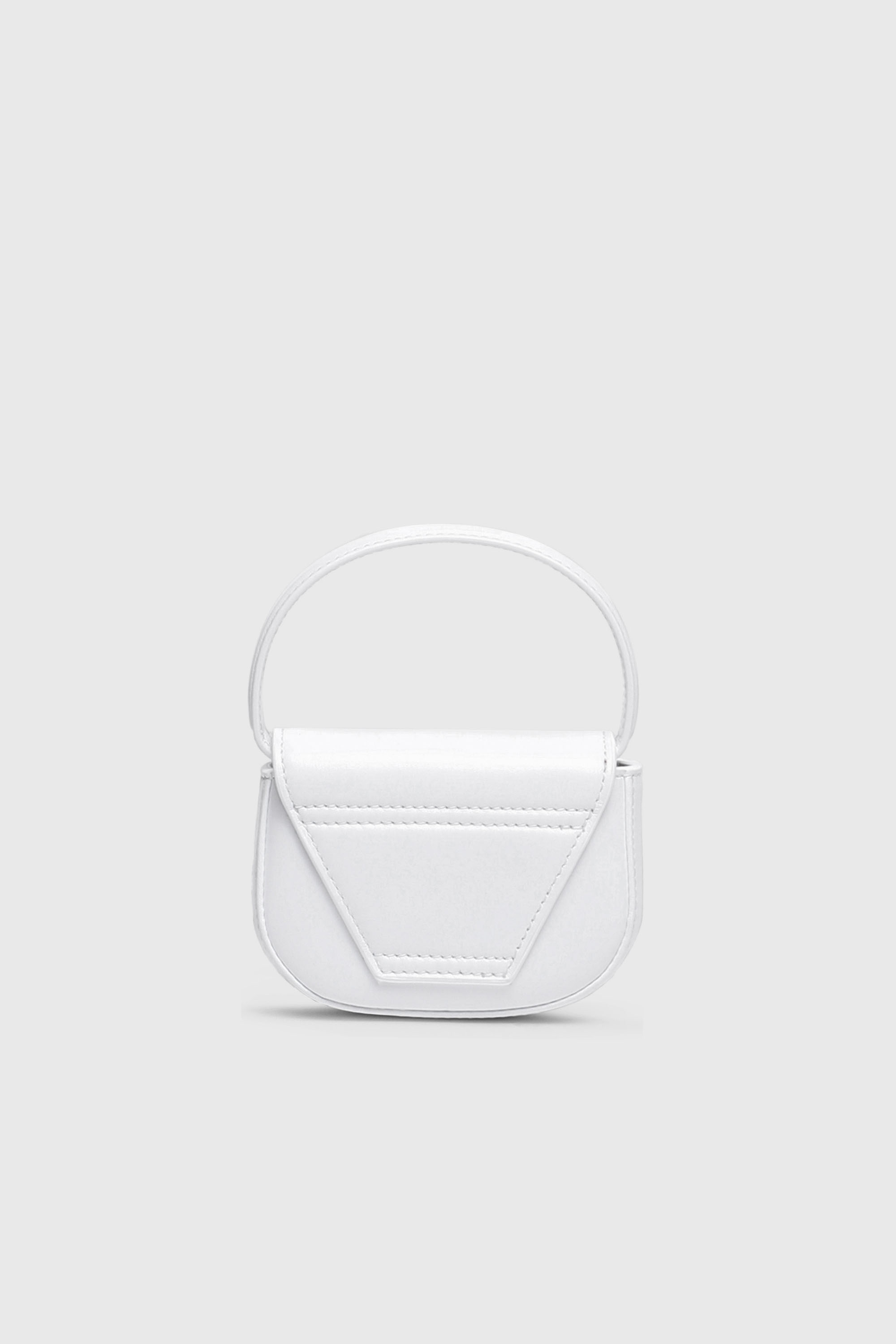 Diesel - 1DR XS, 1DR XS-Mini sac iconique avec plaque D logo Femme in Blanc - 3