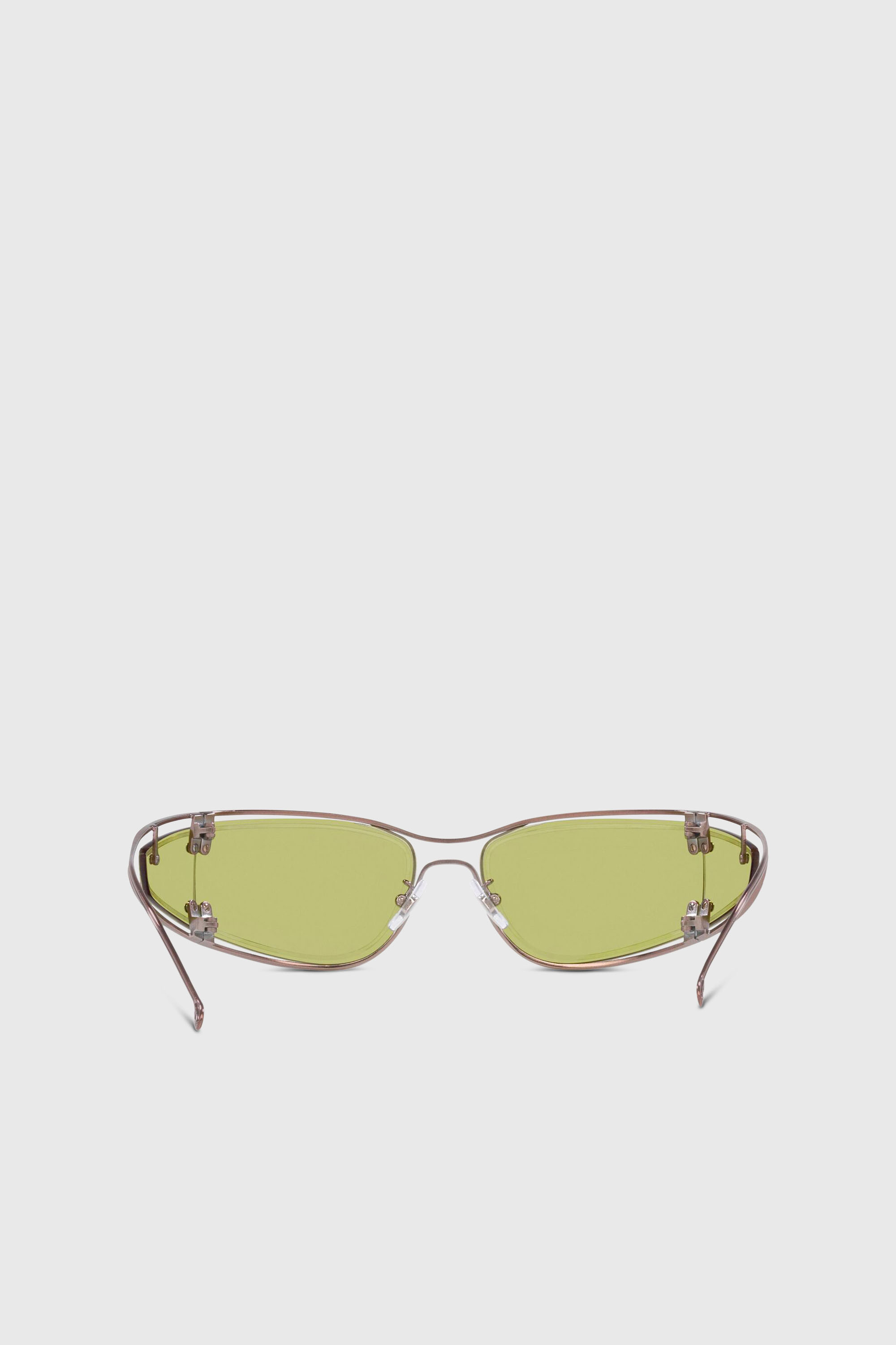 Diesel - 0DL1001, Lunettes de soleil de construction exp&eacute;rimentale enveloppante Mixte in Vert - 5