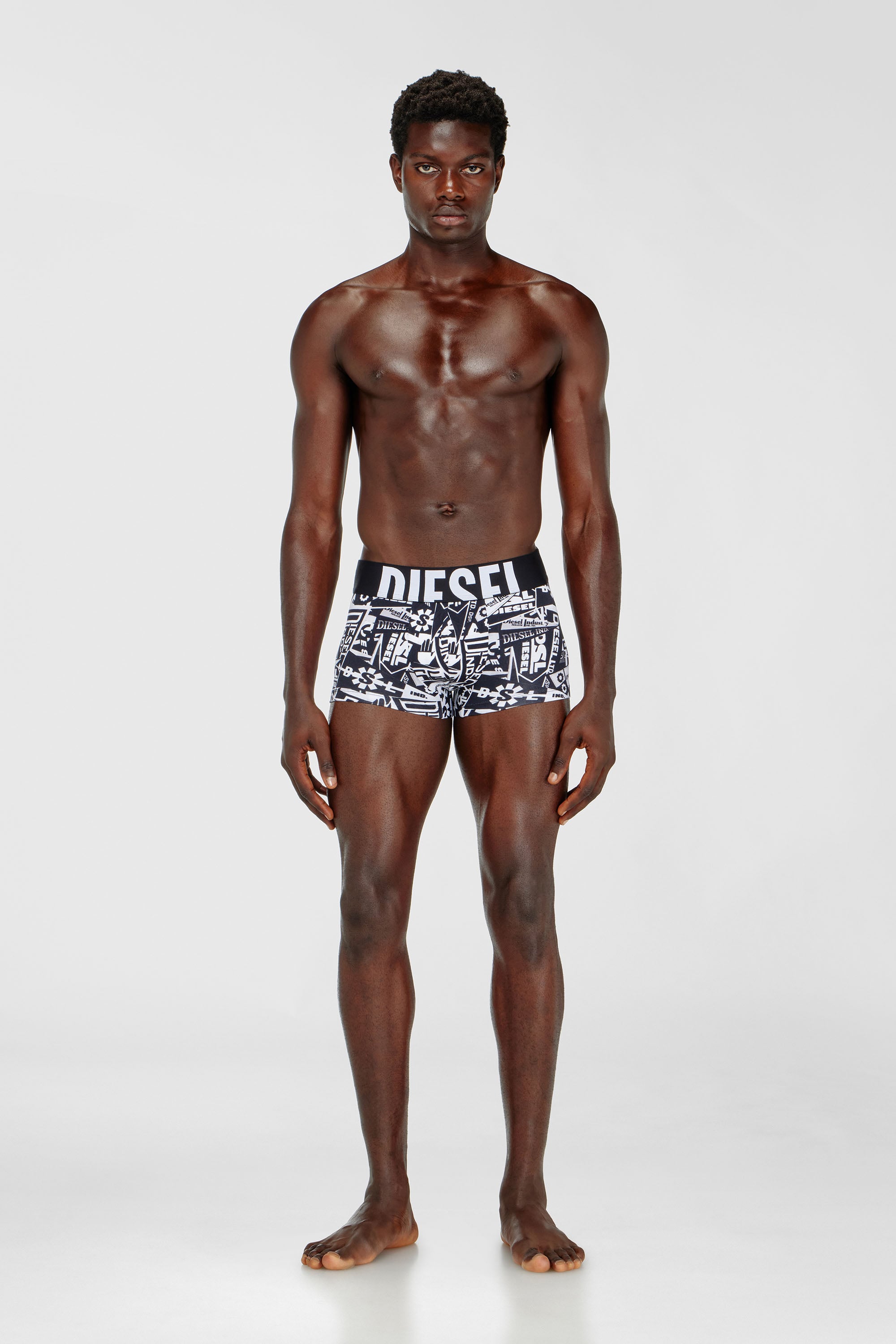 Diesel - UMBX-DAMIENTHREEPACK-5.5EL, Lot de trois boxers avec imprim&eacute; drapeau Homme in Polychrome - 1