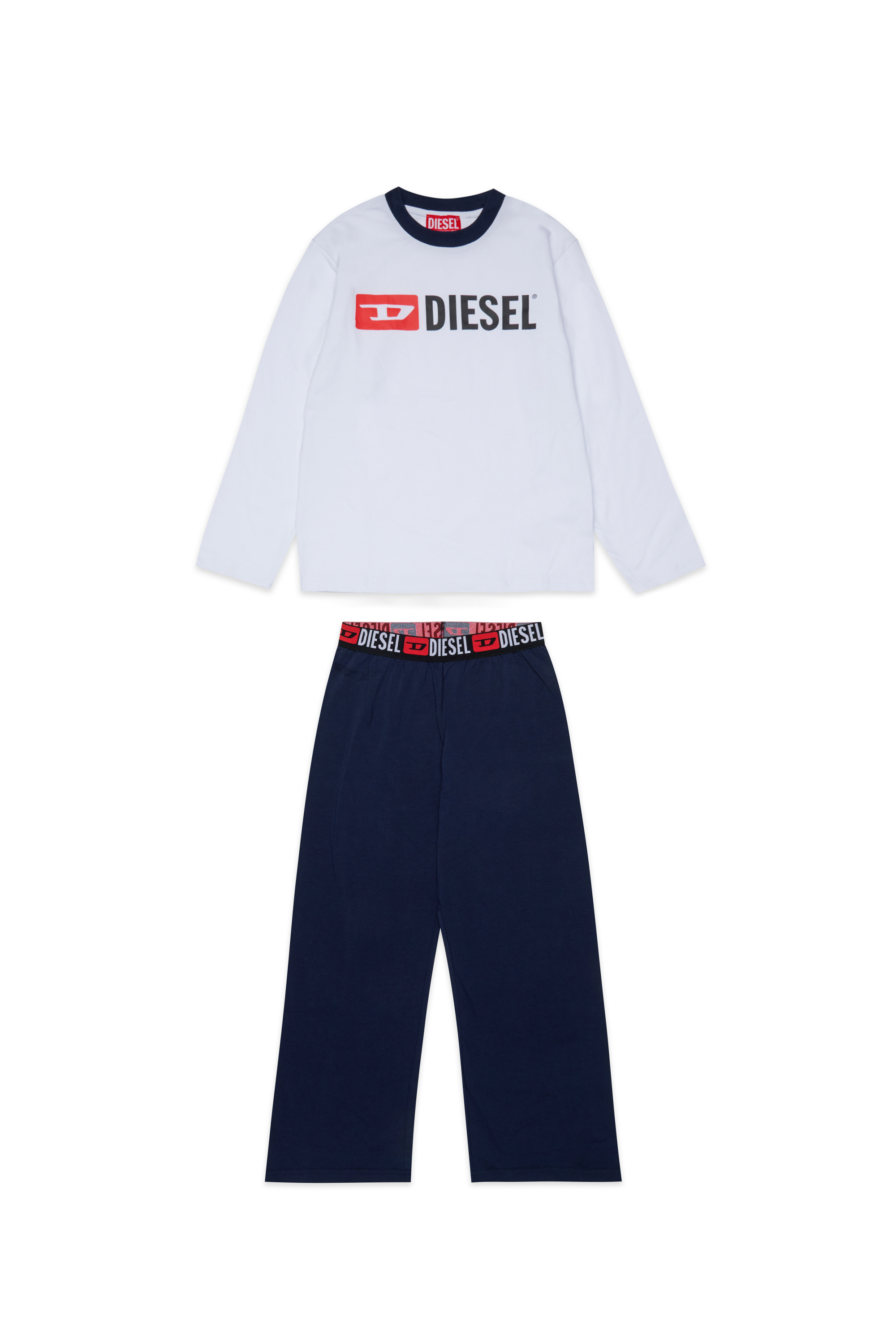 Diesel - UNIV, Pyjama en coton stretch Homme in Polychrome - 1