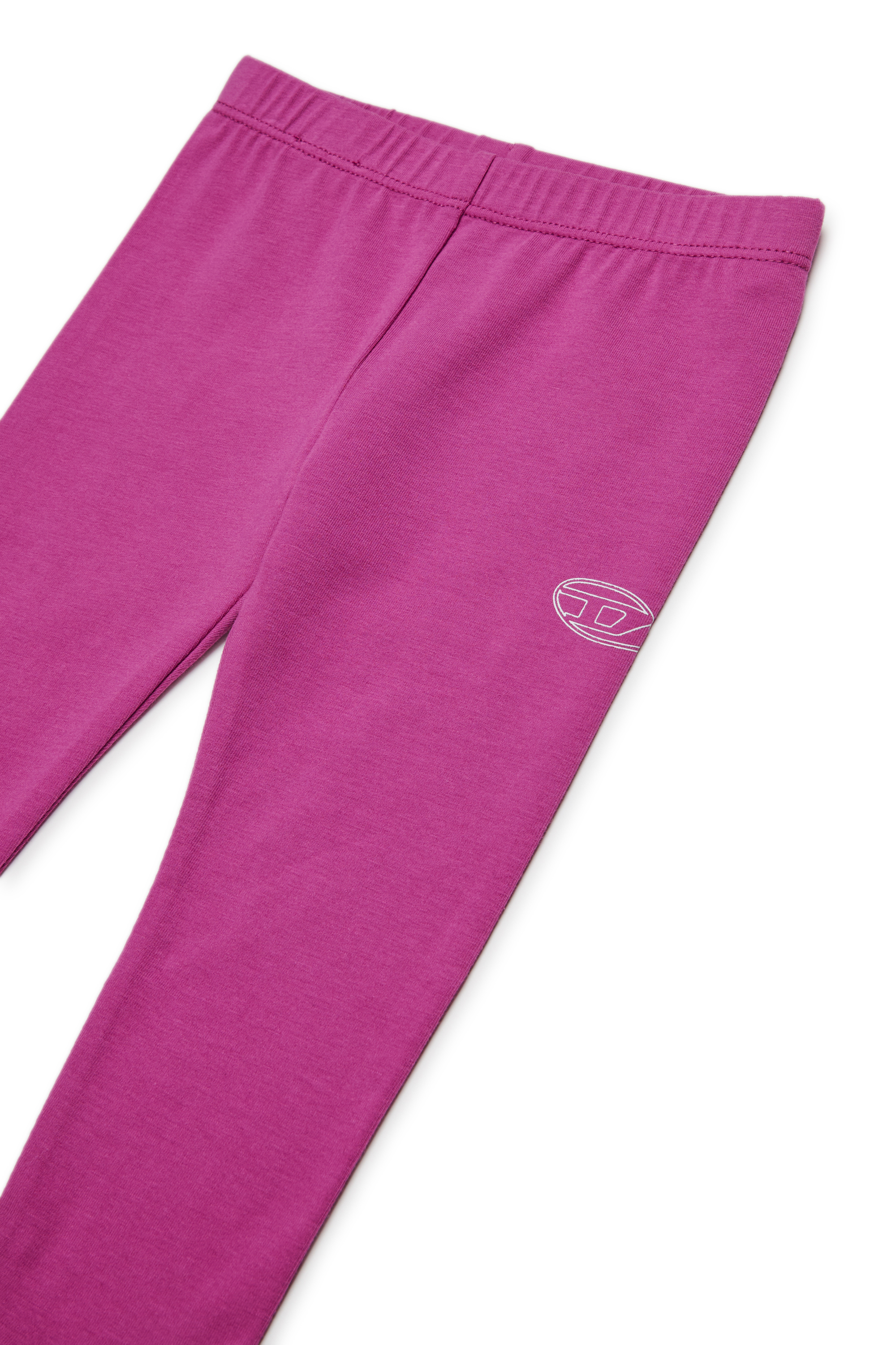 Diesel - PIRSIB, Pantalons en coton avec taille élastiquée Femme in Violet - 3