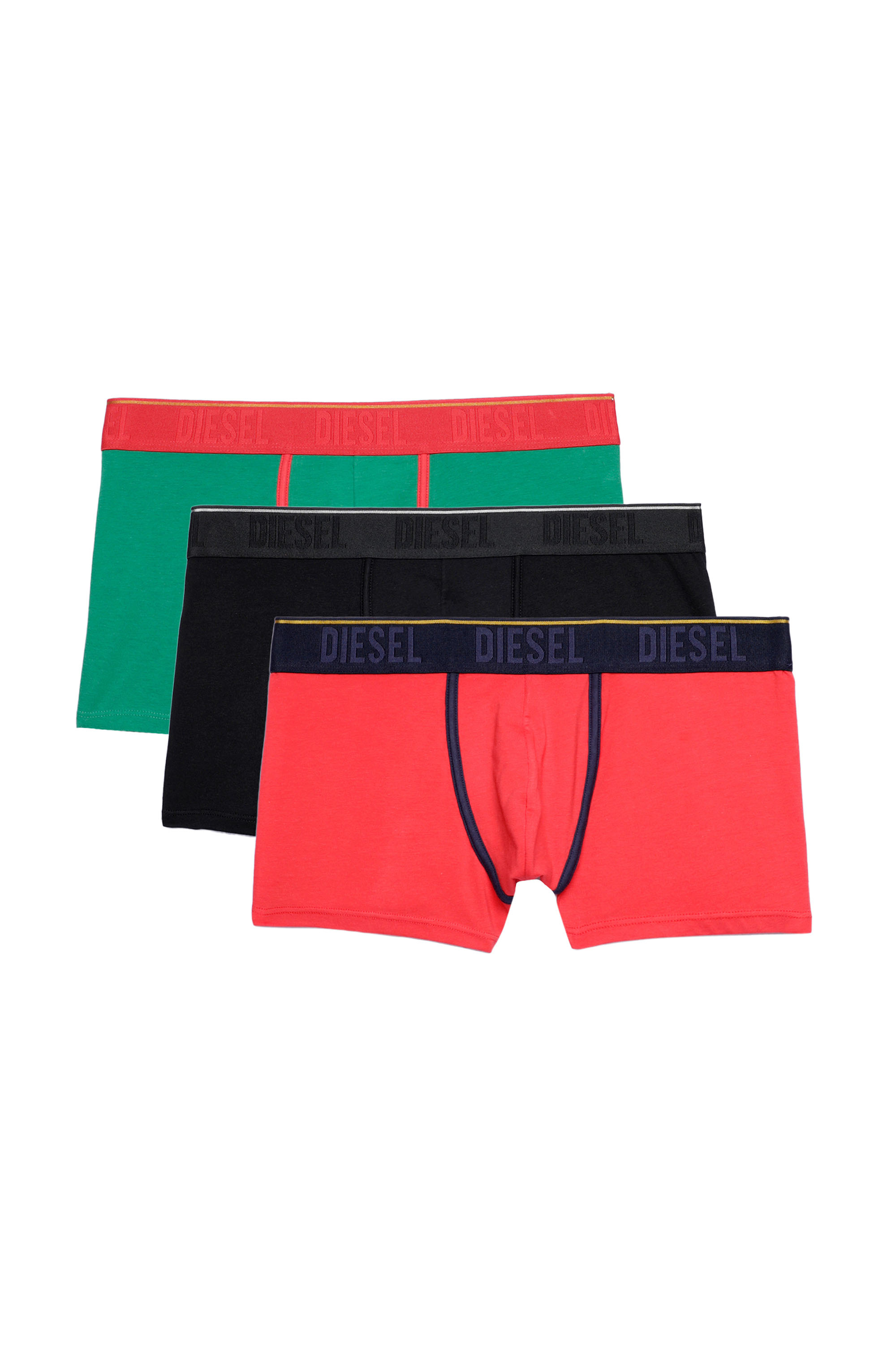 UMBX-DAMIENTHREEPACK, Rouge/Vert - Boxeurs courts