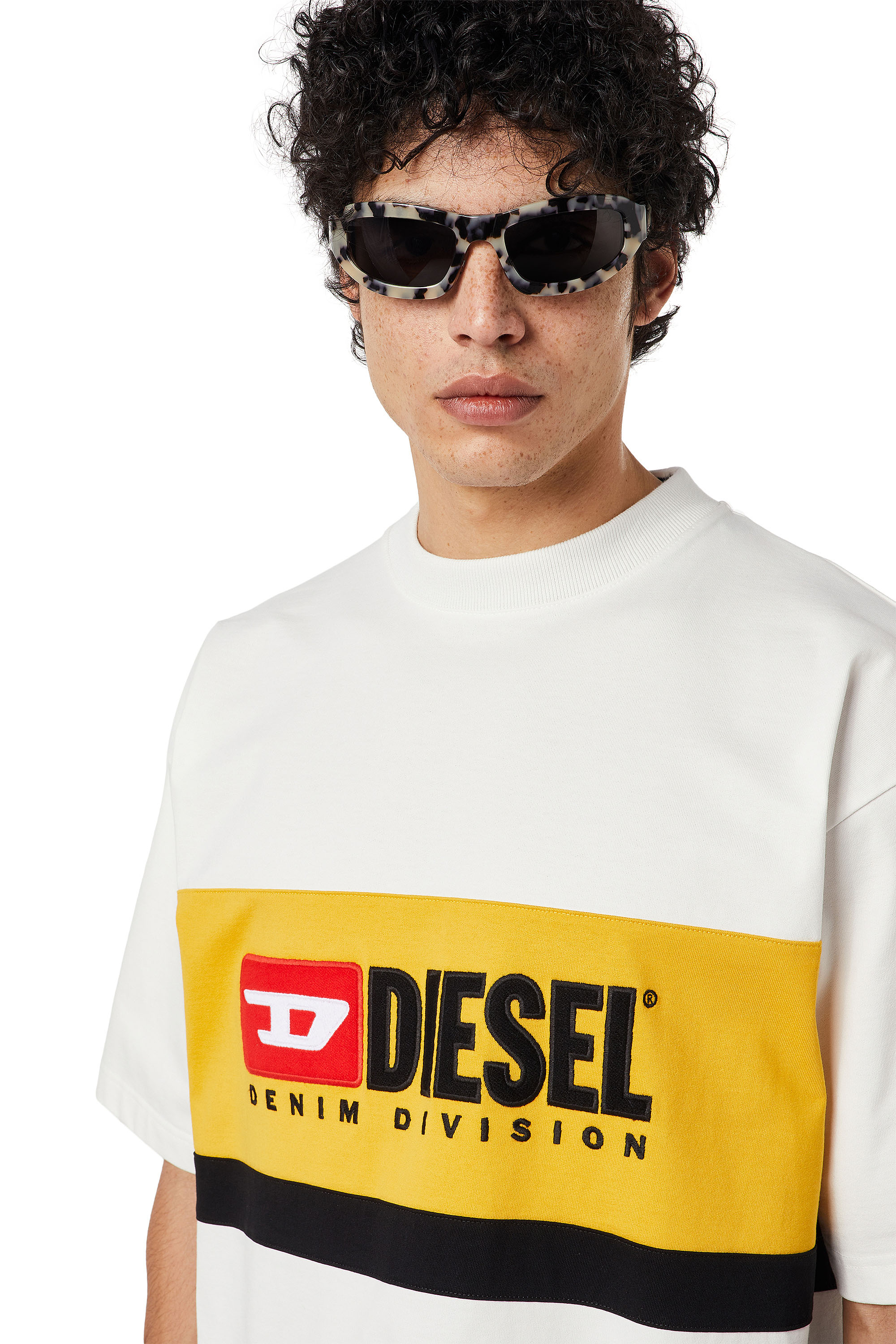 Diesel - T-STREAP-DIVISION, Blanc - Image 4
