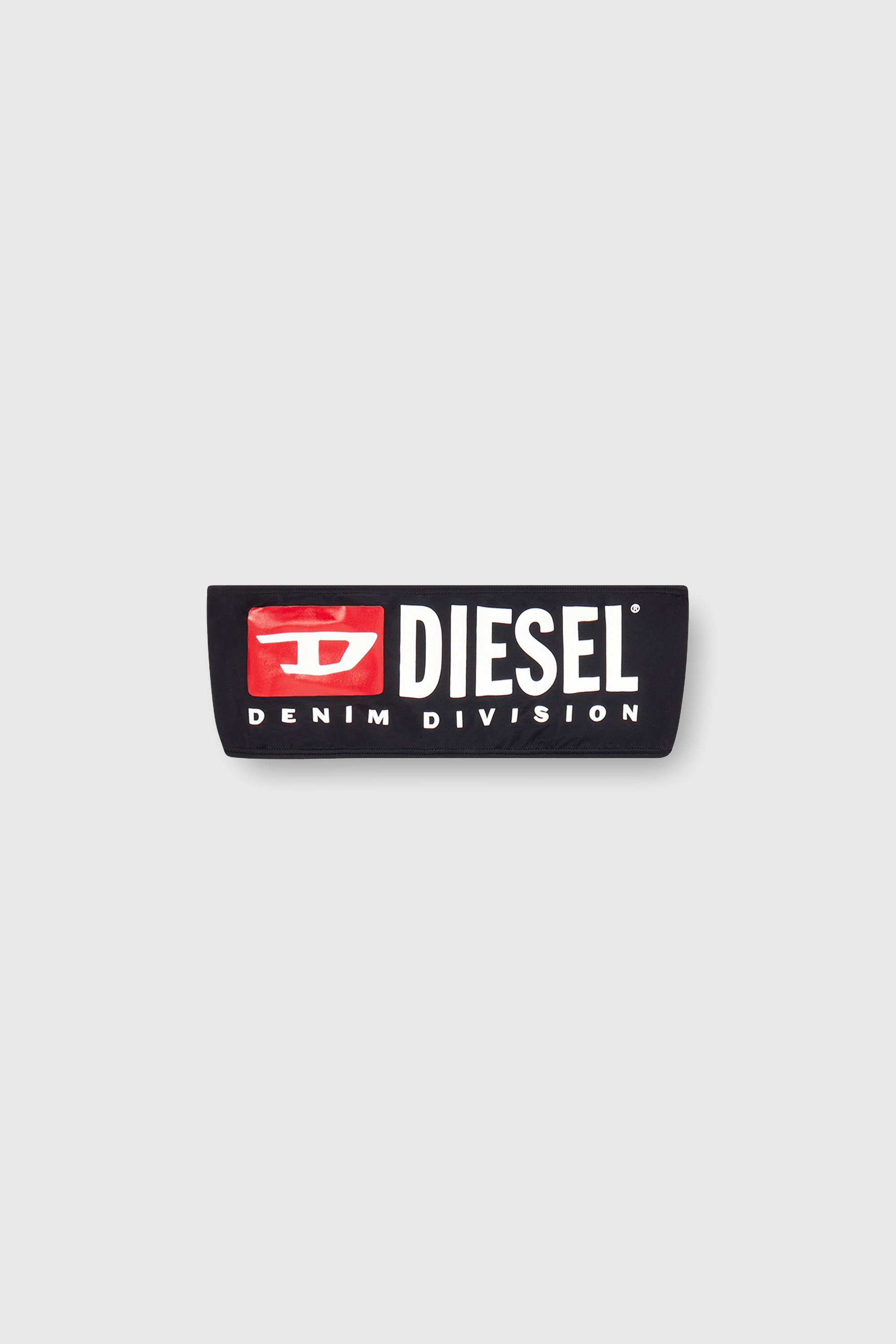Diesel - BFB-BRYNA, Haut de bikini bandeau avec maxi logo Femme in Noir - 4
