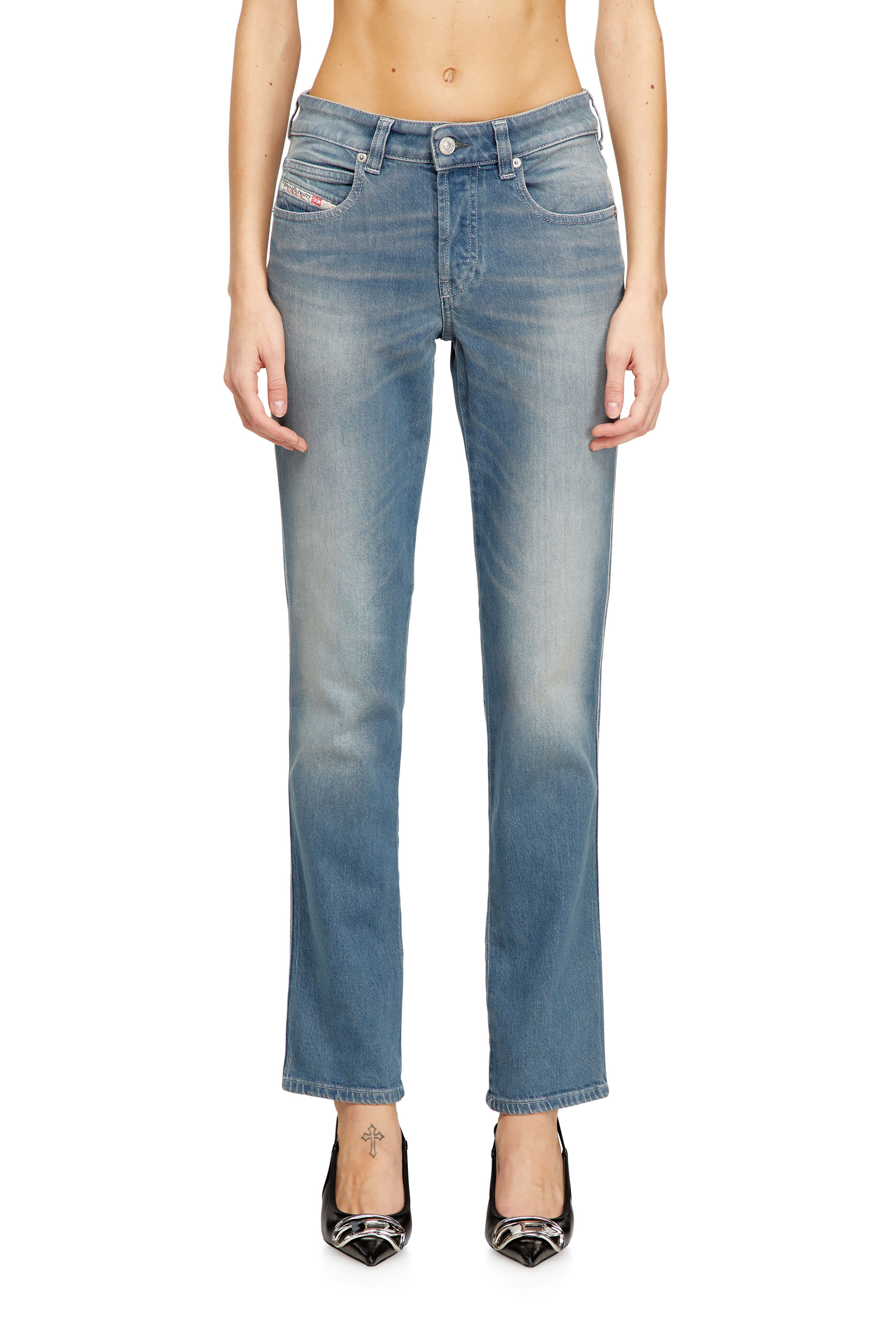 Diesel - Slim Jeans 1992 D-Jiann 09N75 Femme, Bleu moyen - Image 2
