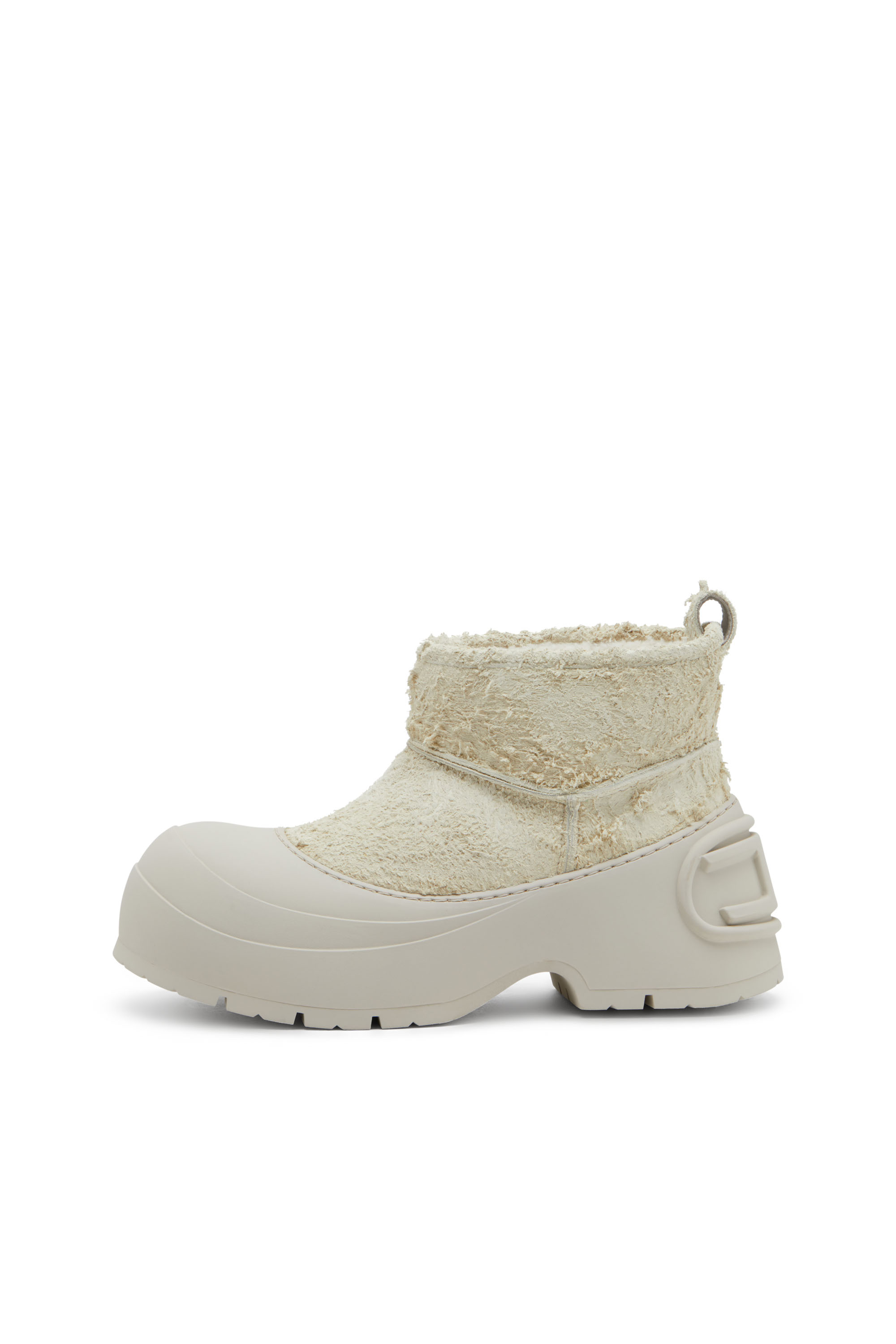 Diesel - D-DONALD MONTONE, Bottines épaisses avec semelle crantée Homme in Blanc - 7