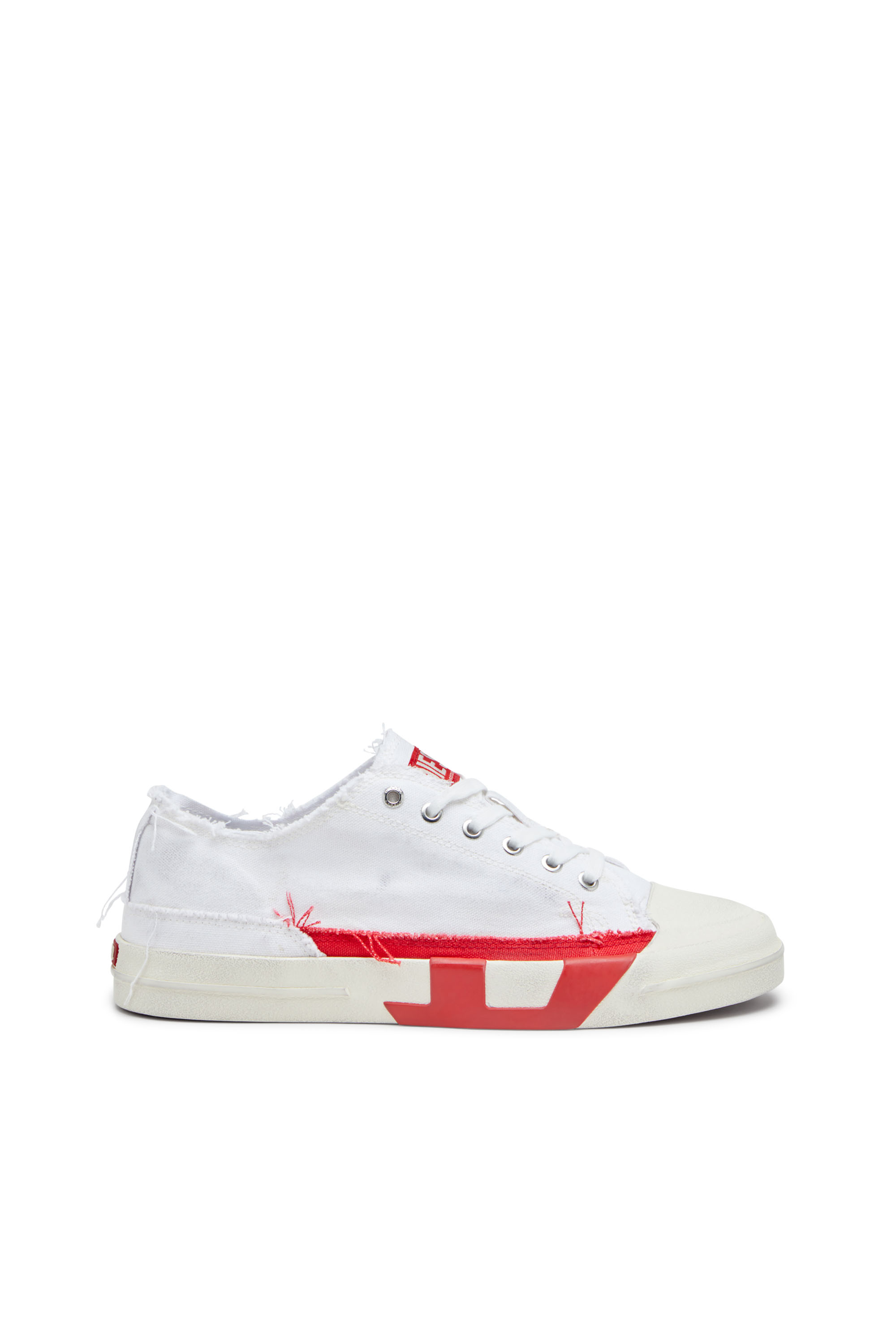 Diesel - S-D-VERSE LOW, S-D-Verse-Sneakers en toile à effet sali Homme in Polychrome - 1