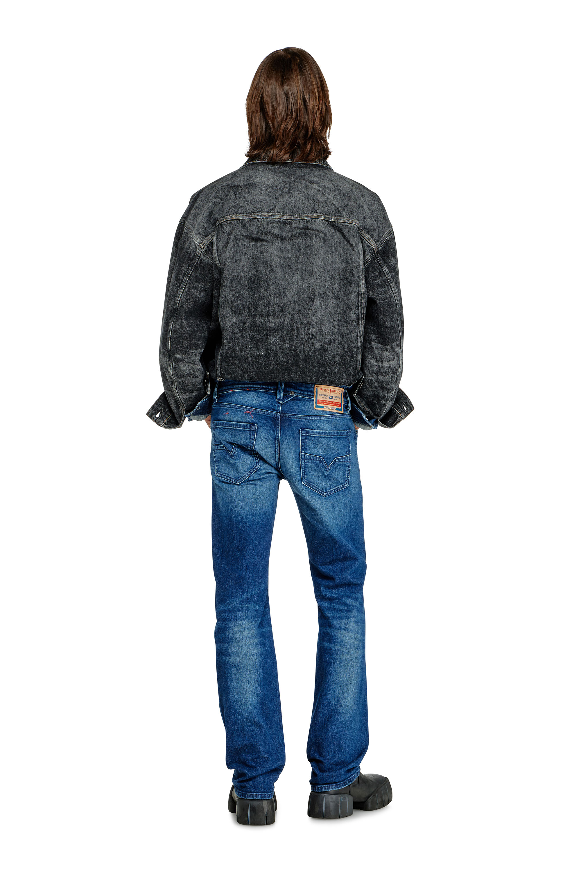 Diesel - Regular Jeans 1985 Larkee 09L51 Homme, Bleu Fonc&eacute; - Image 4