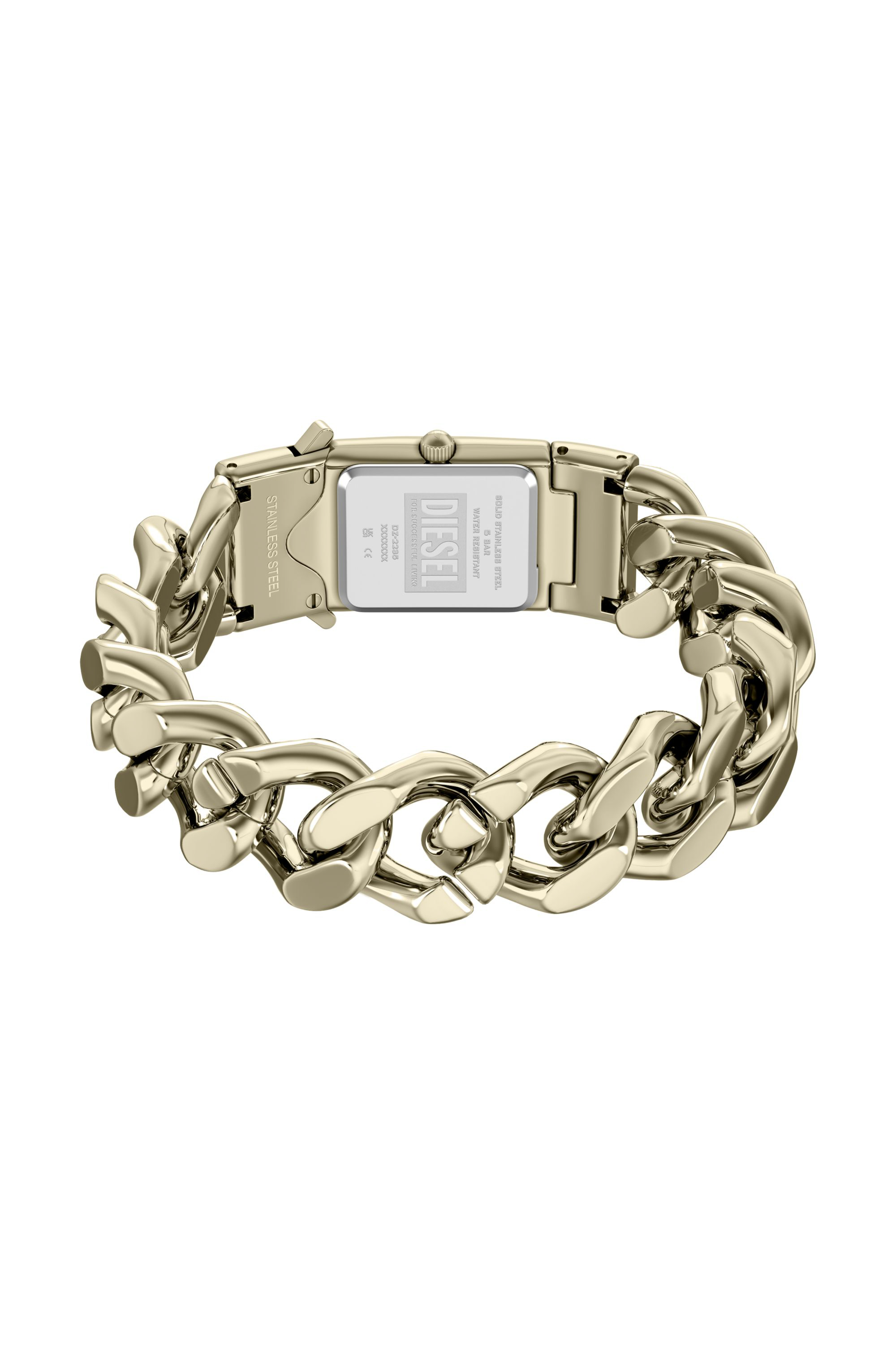 Diesel - DZ2235 WATCH, Montre Closer en acier inoxydable dor&eacute; Homme in Dor&eacute; - 5