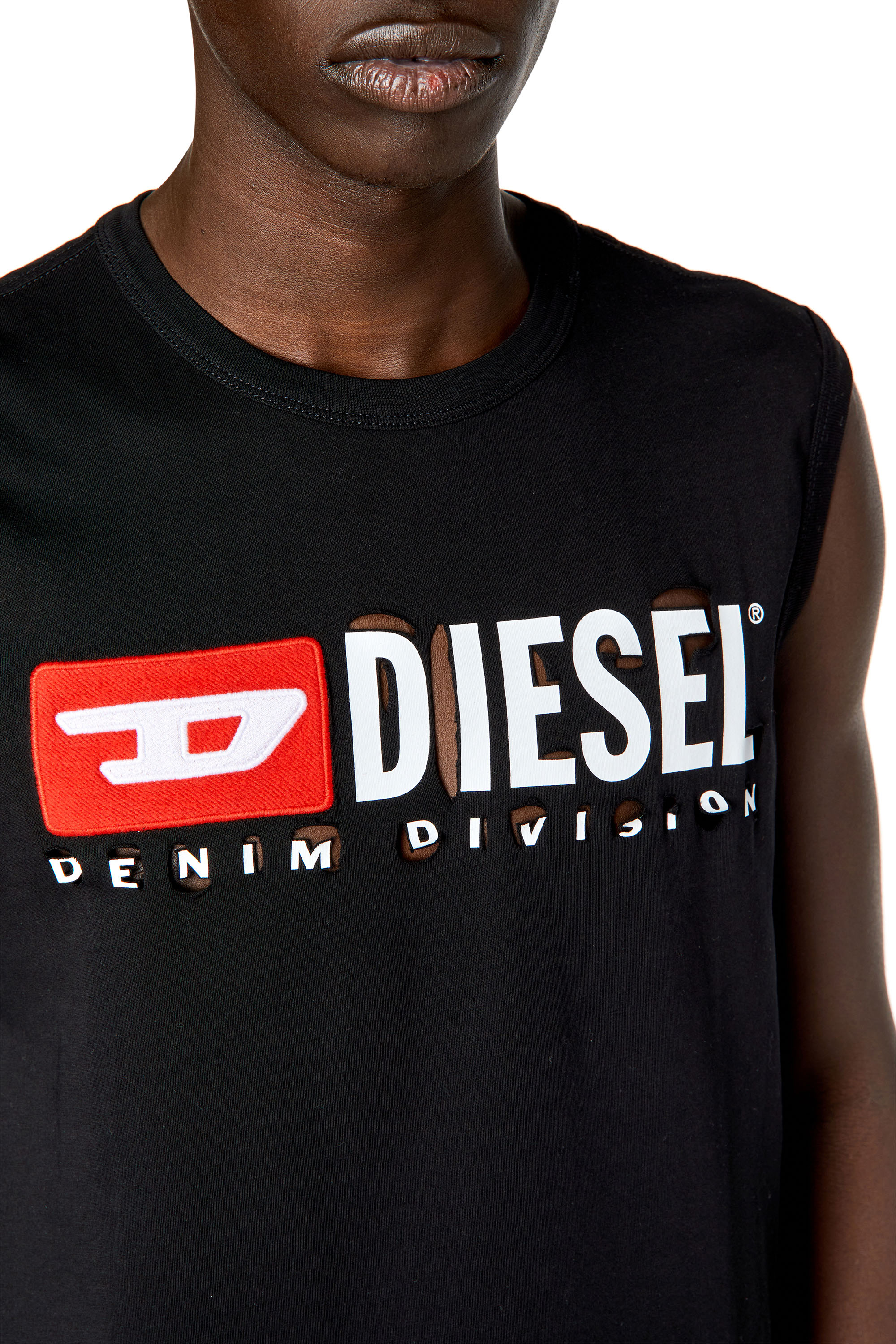 Diesel - T-BISCO-DIVSTROYED, Noir - Image 5