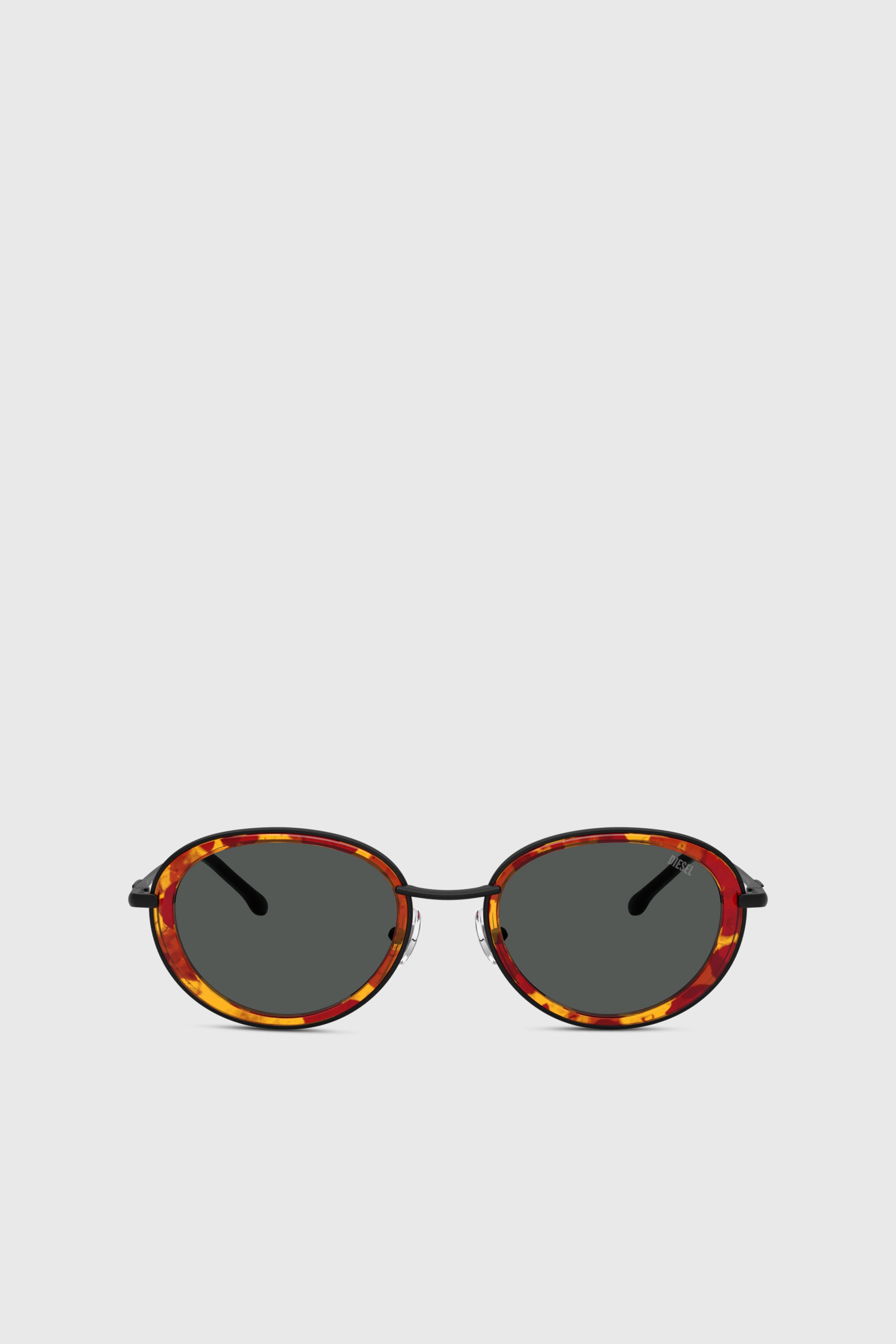 Diesel - 0DL1018, Lunettes de soleil ovales Mixte in Noir - 1